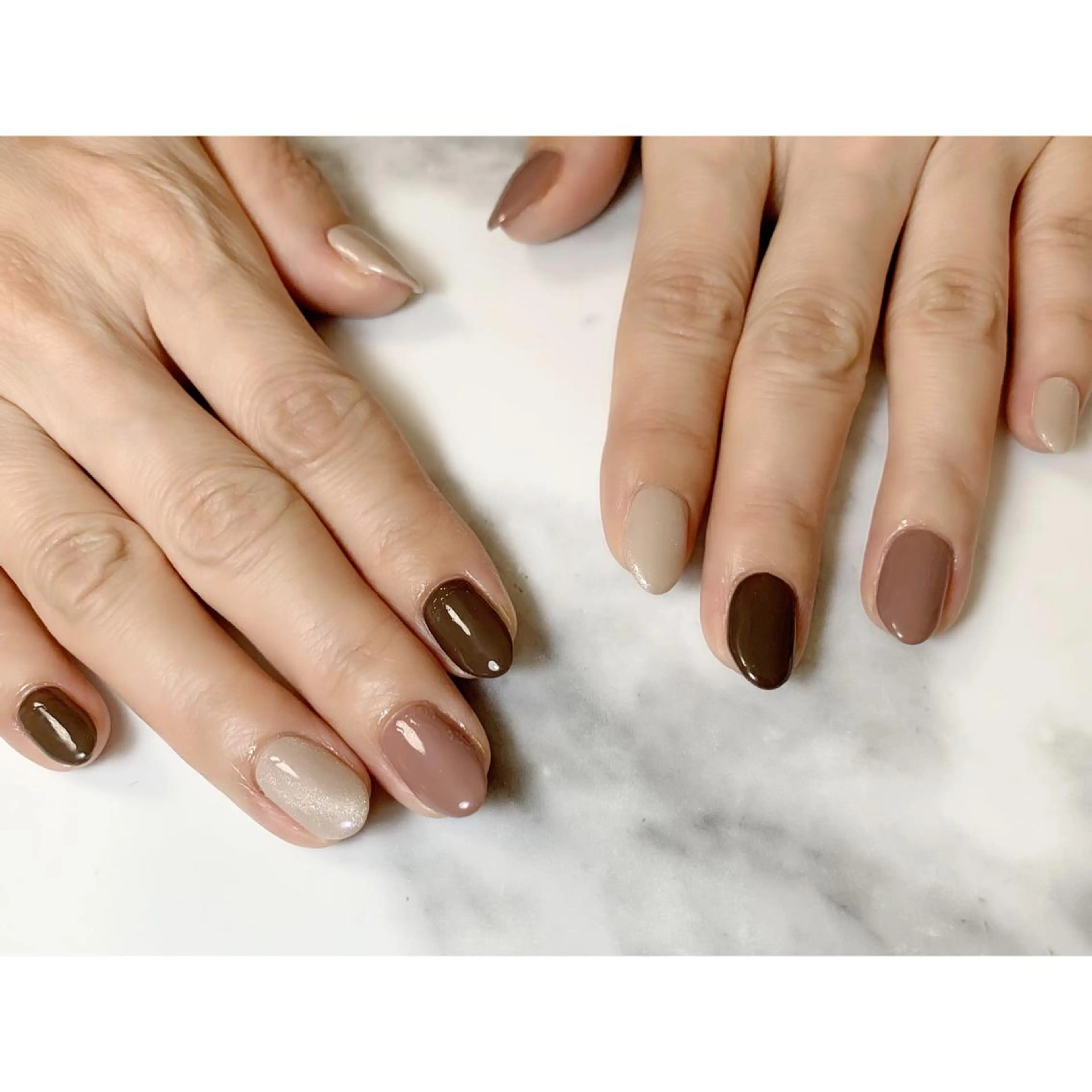 ネイル マグネットネイル nailsalon maluriのネイルデザイン