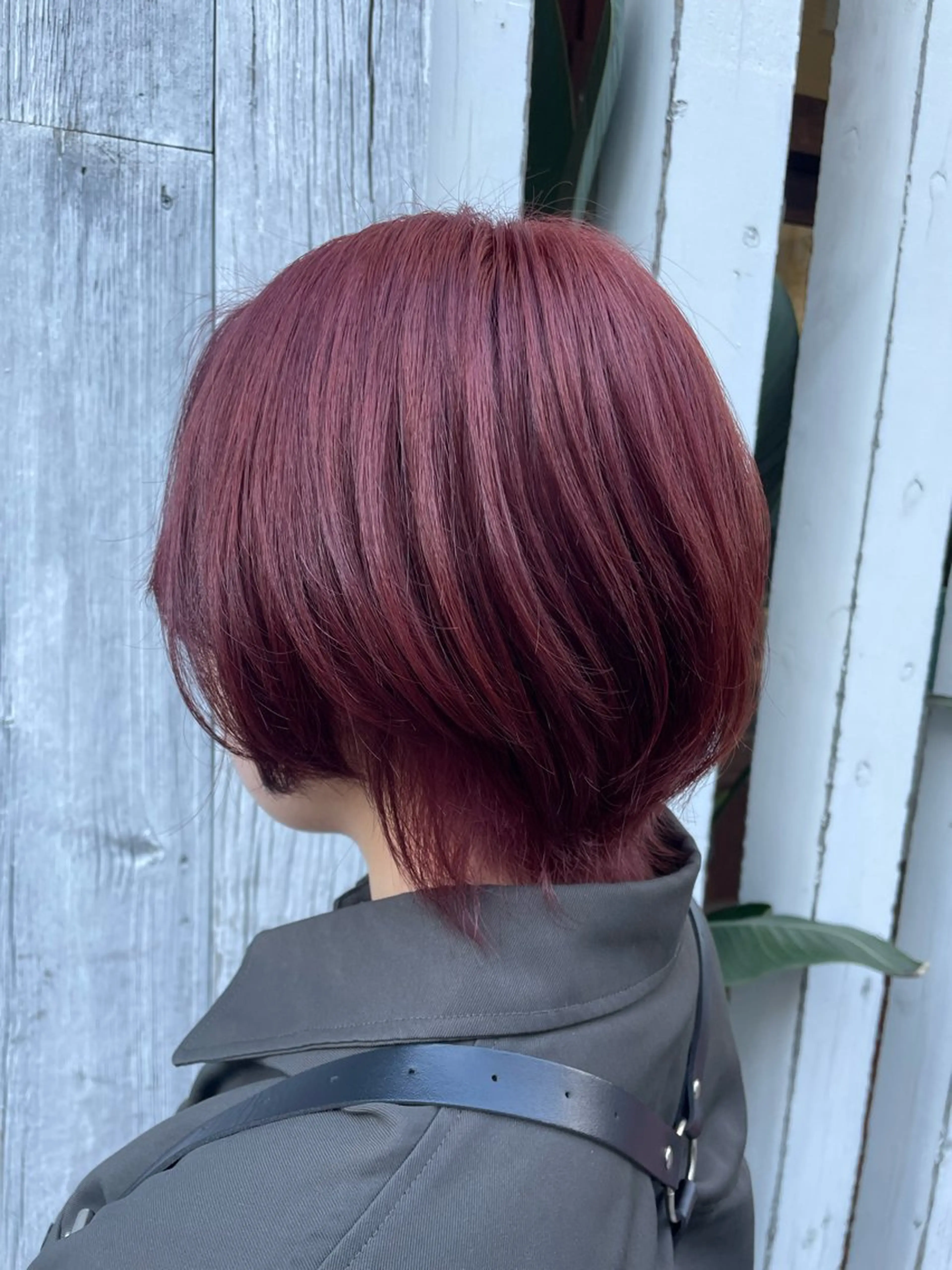 ショート ヘアカラー 髪質改善 UN BLEACHのヘアスタイル