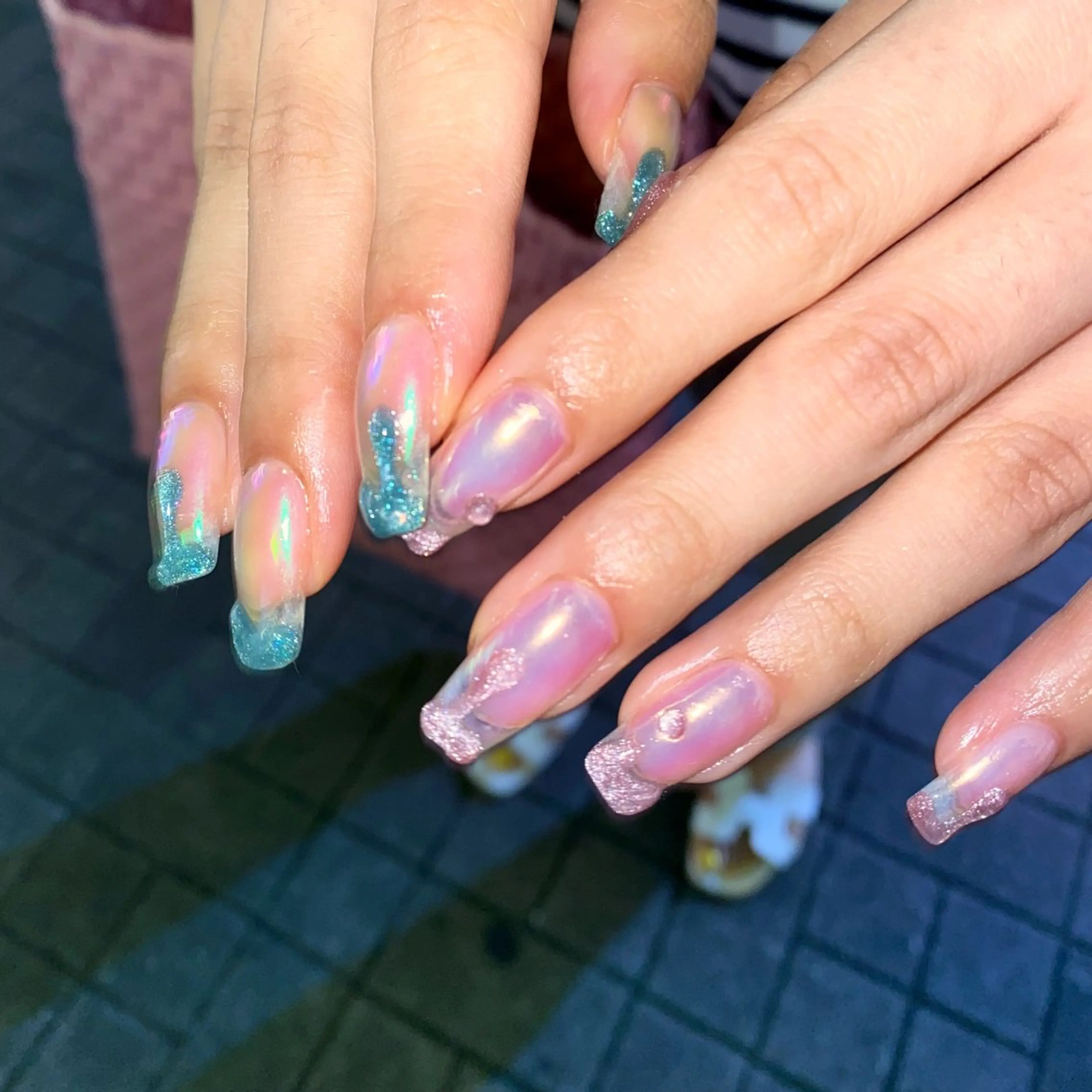 ネイル ハンドネイル ʟᴀʙᴇʟ ᴍᴀᴍɪのネイルデザイン