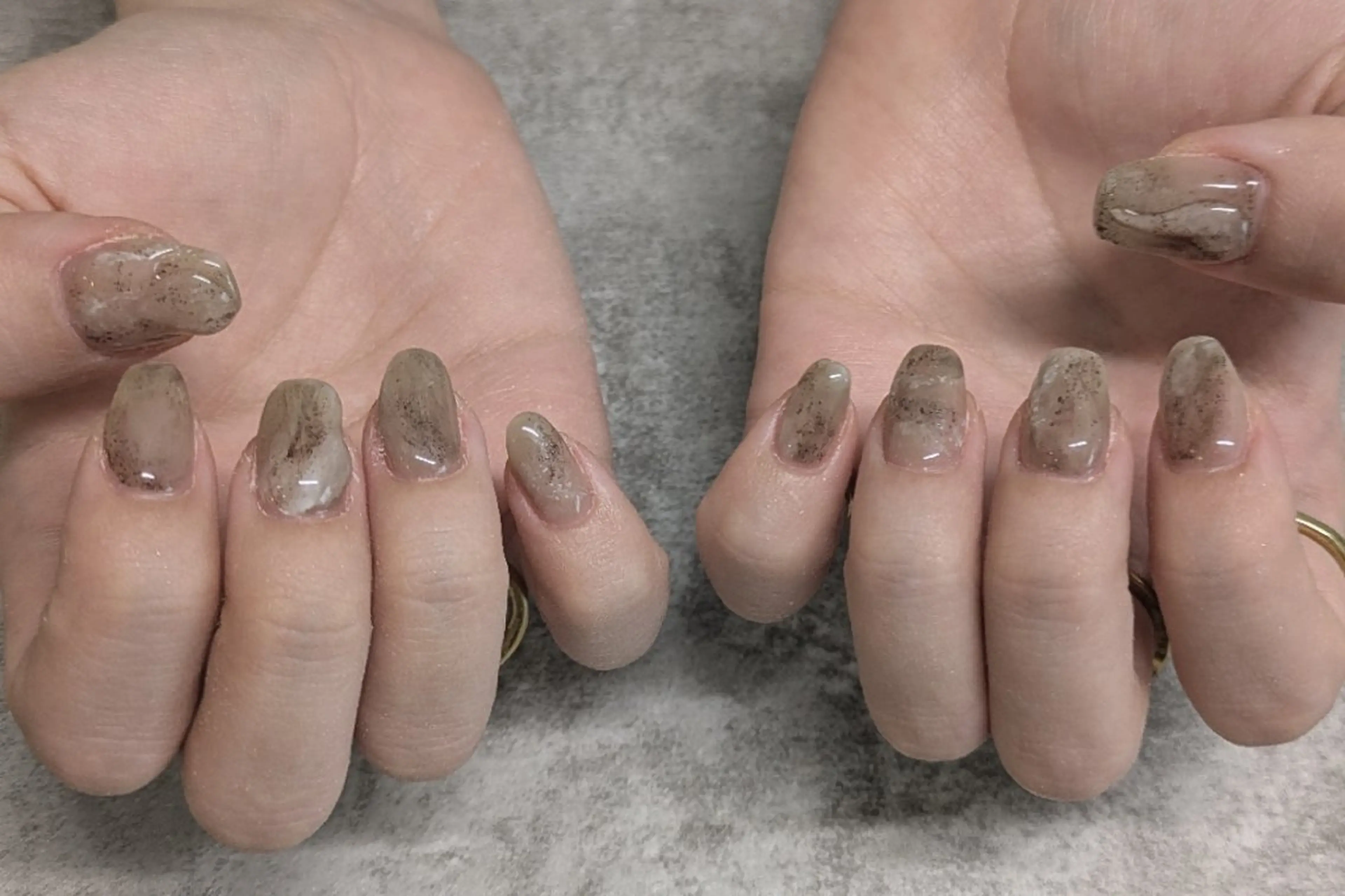 ネイル ニュアンスネイル ニュアンスネイル 【新宿三丁目】AMIのネイルデザイン