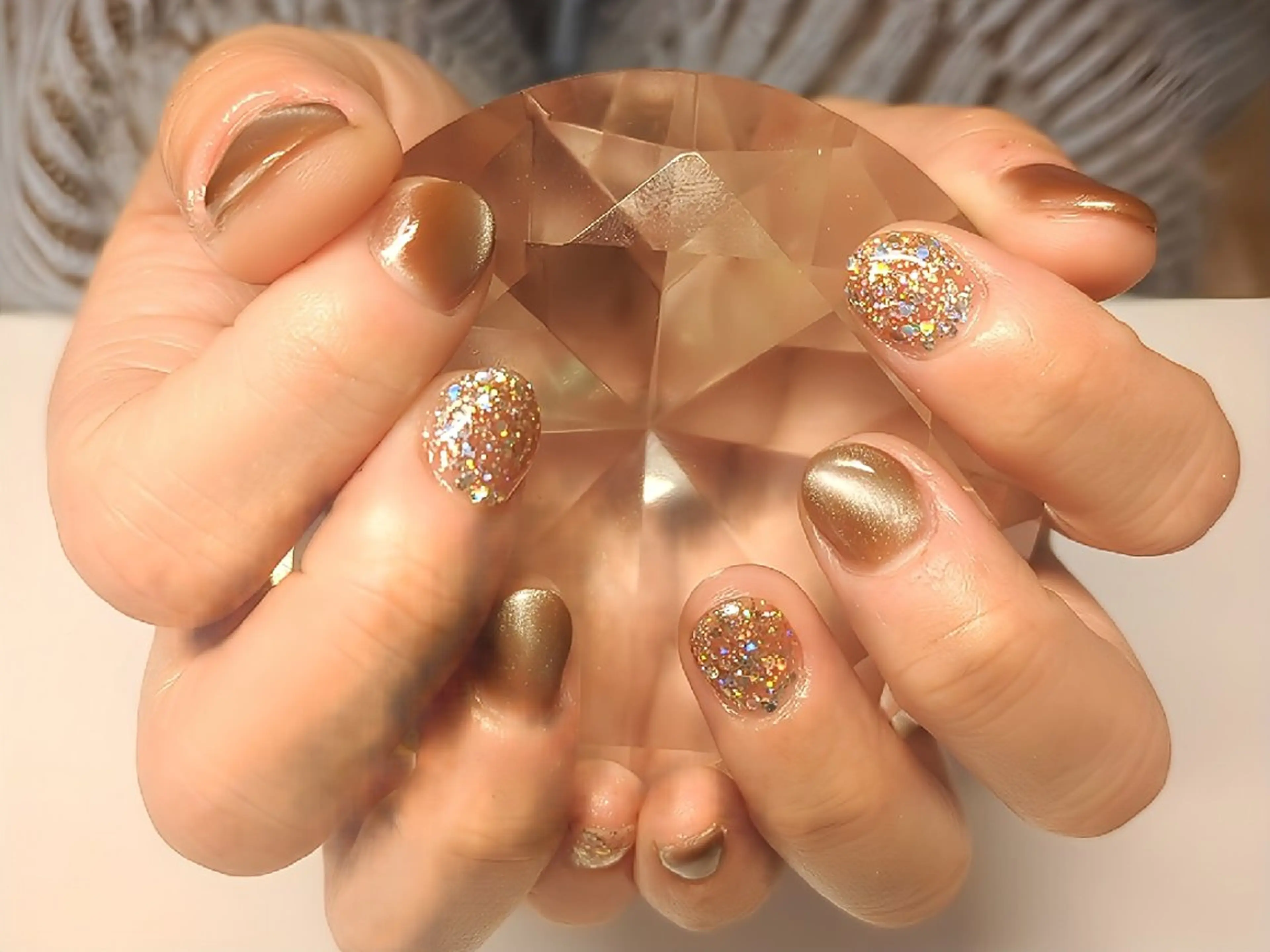 ショート AQUA nailのネイルデザイン