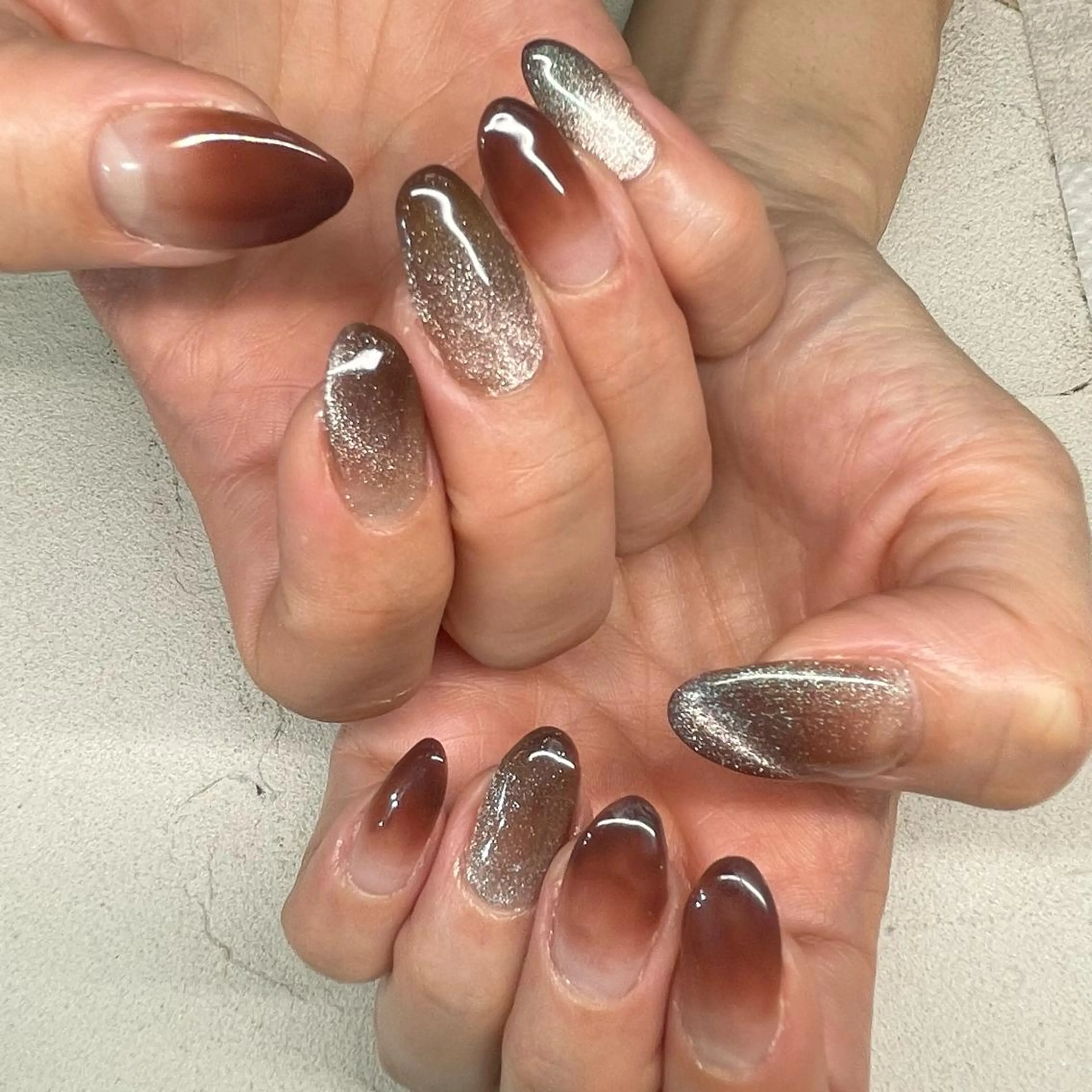 ネイル グラデーション マグネットネイル Luonto nail TOKYO 【ルオント】所属・Luonto❁ Mayuのネイルデザイン