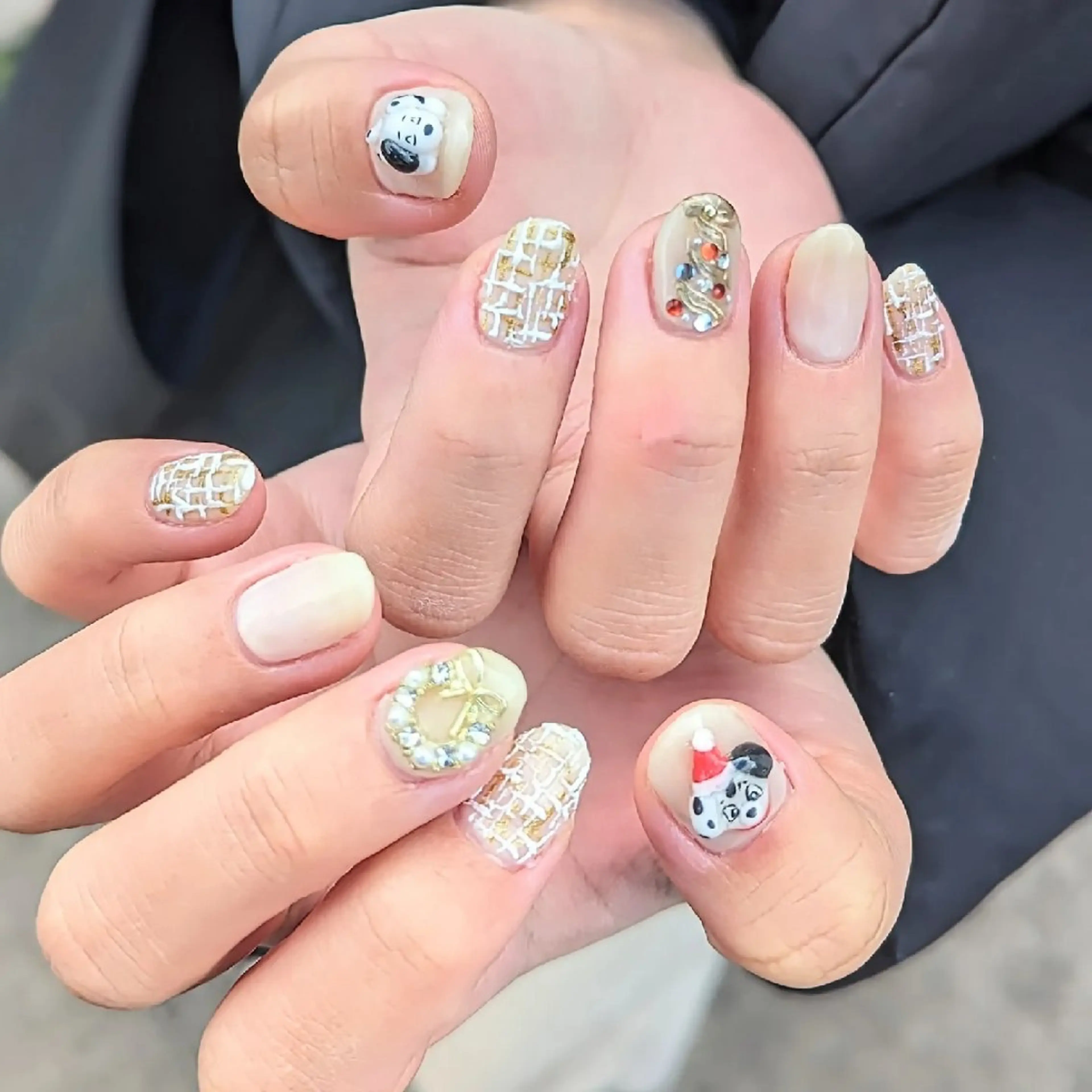 ネイル 冬ネイル クリスマス ハンドネイル aycnail 　Ayakaのネイルデザイン