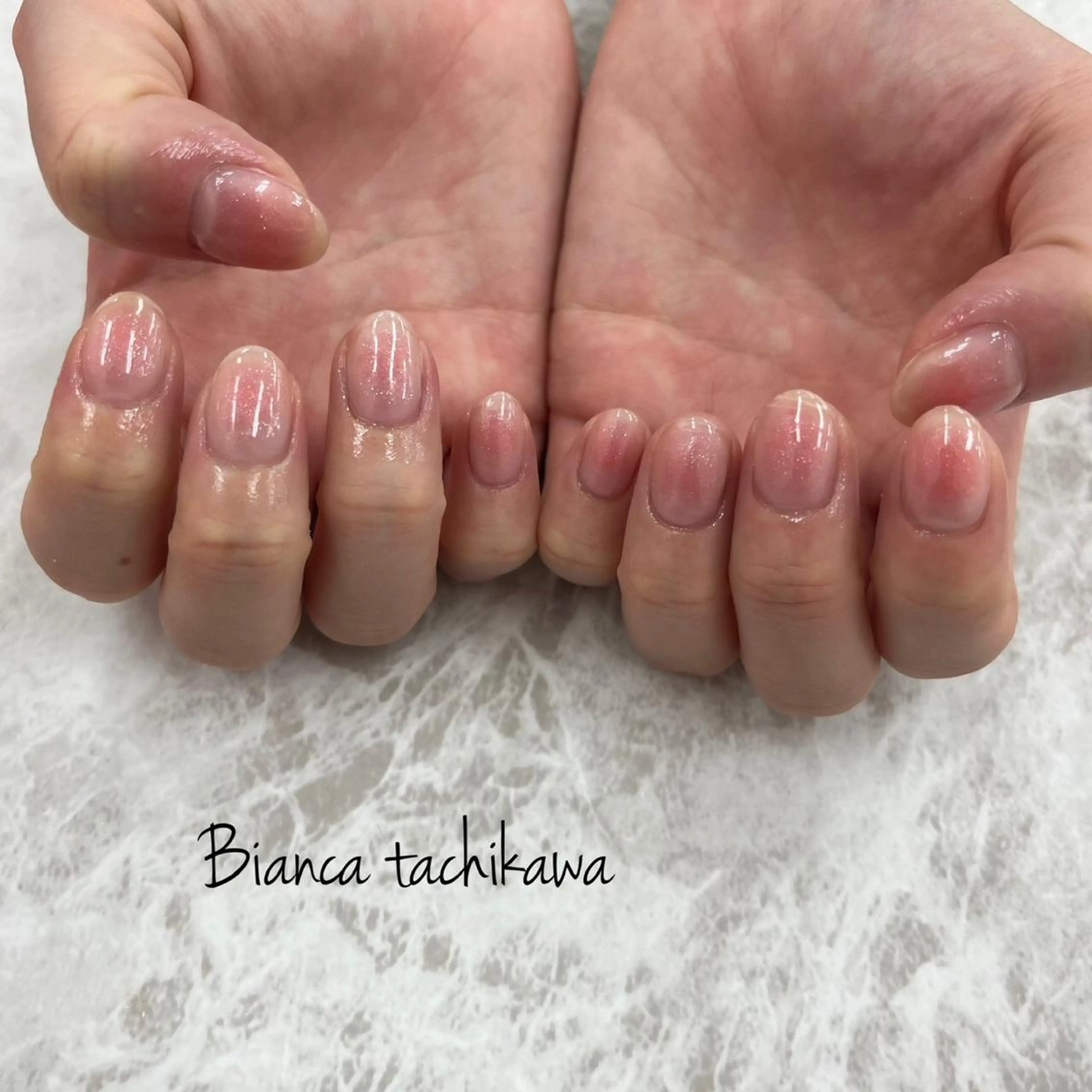 ネイル チークネイル 🌺Bianca立川 HAGA🌺のネイルデザイン