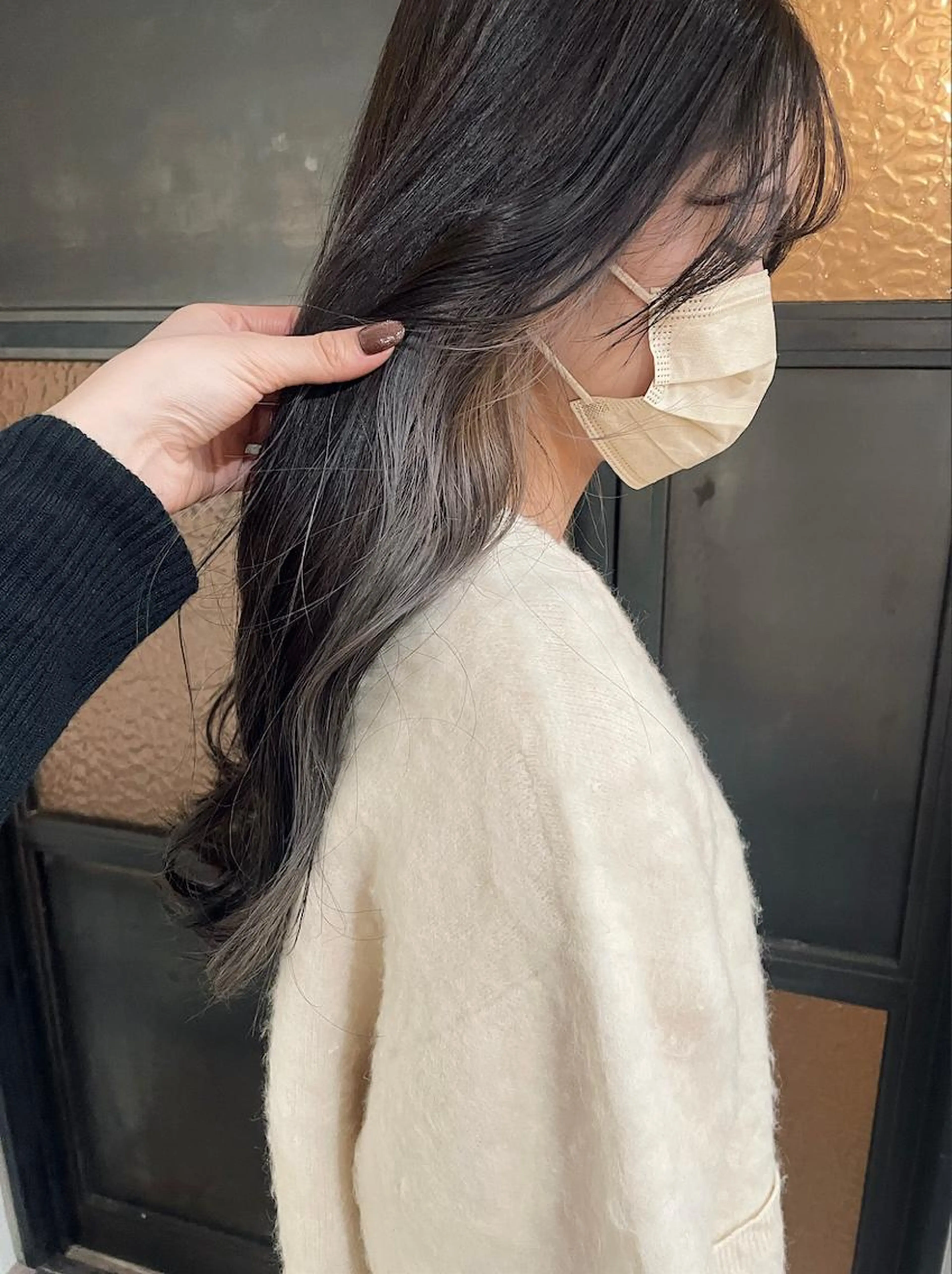 ┇𝟗𝟖%ダメージカット┇ケアブリーチ＋インナーカラー🎀🤍の写真