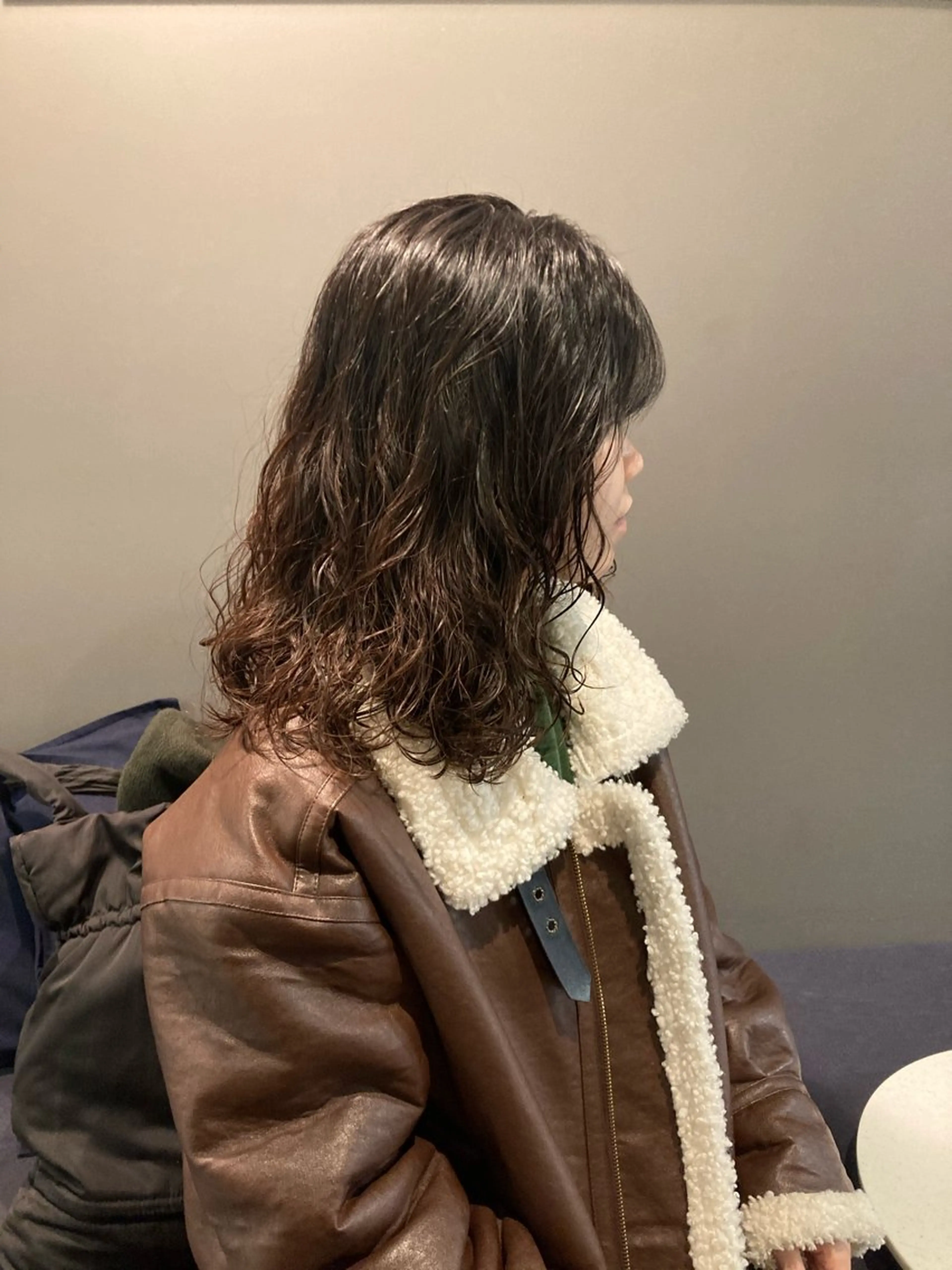 ミディアム パーマ ミディアムパーマ MAKI渋谷 【カットモデル募集】のヘアスタイル