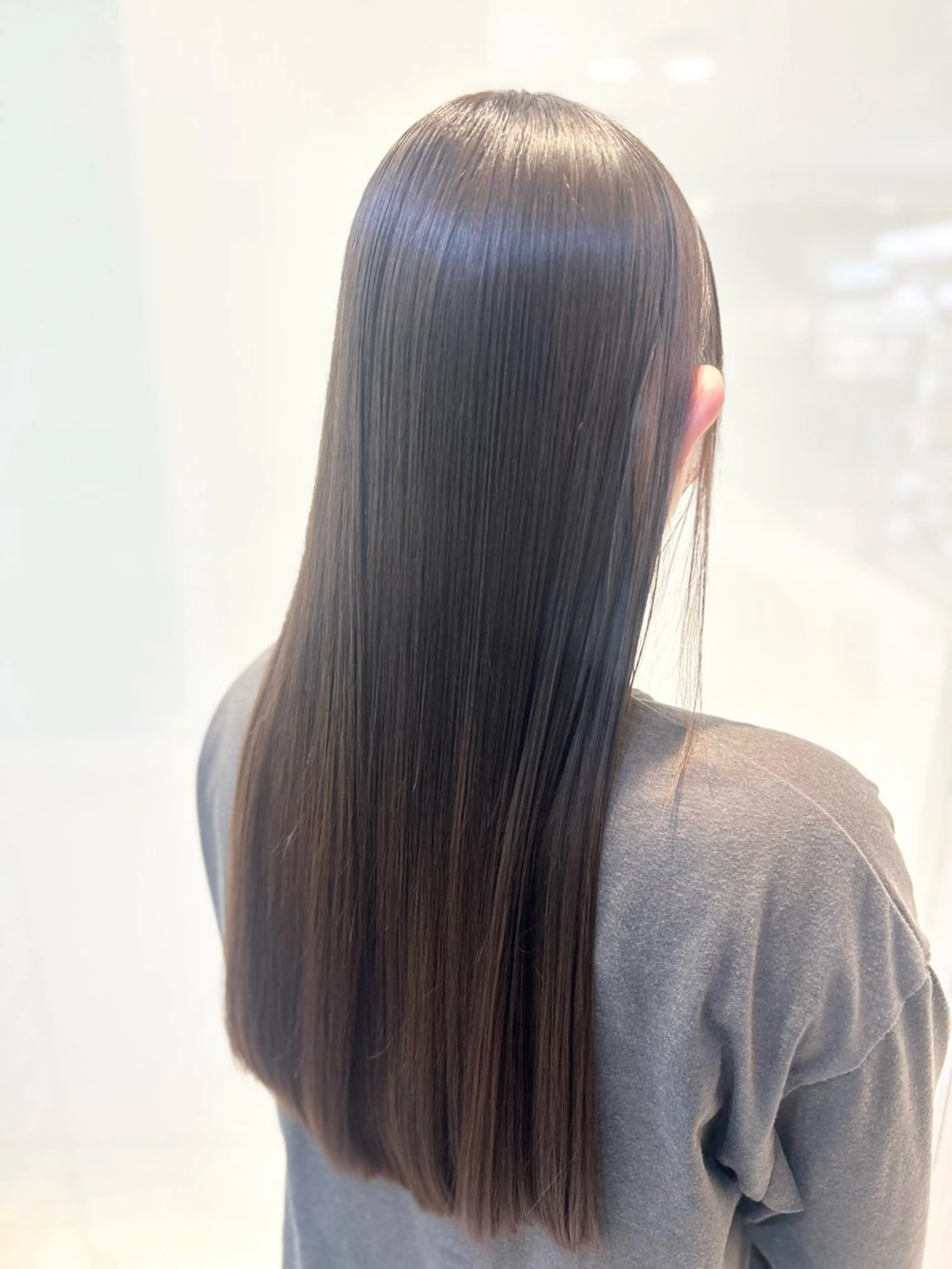 ロング カラー カット 縮毛矯正 トリートメント 艶質改善/縮毛矯正 ササキナツミのヘアスタイル