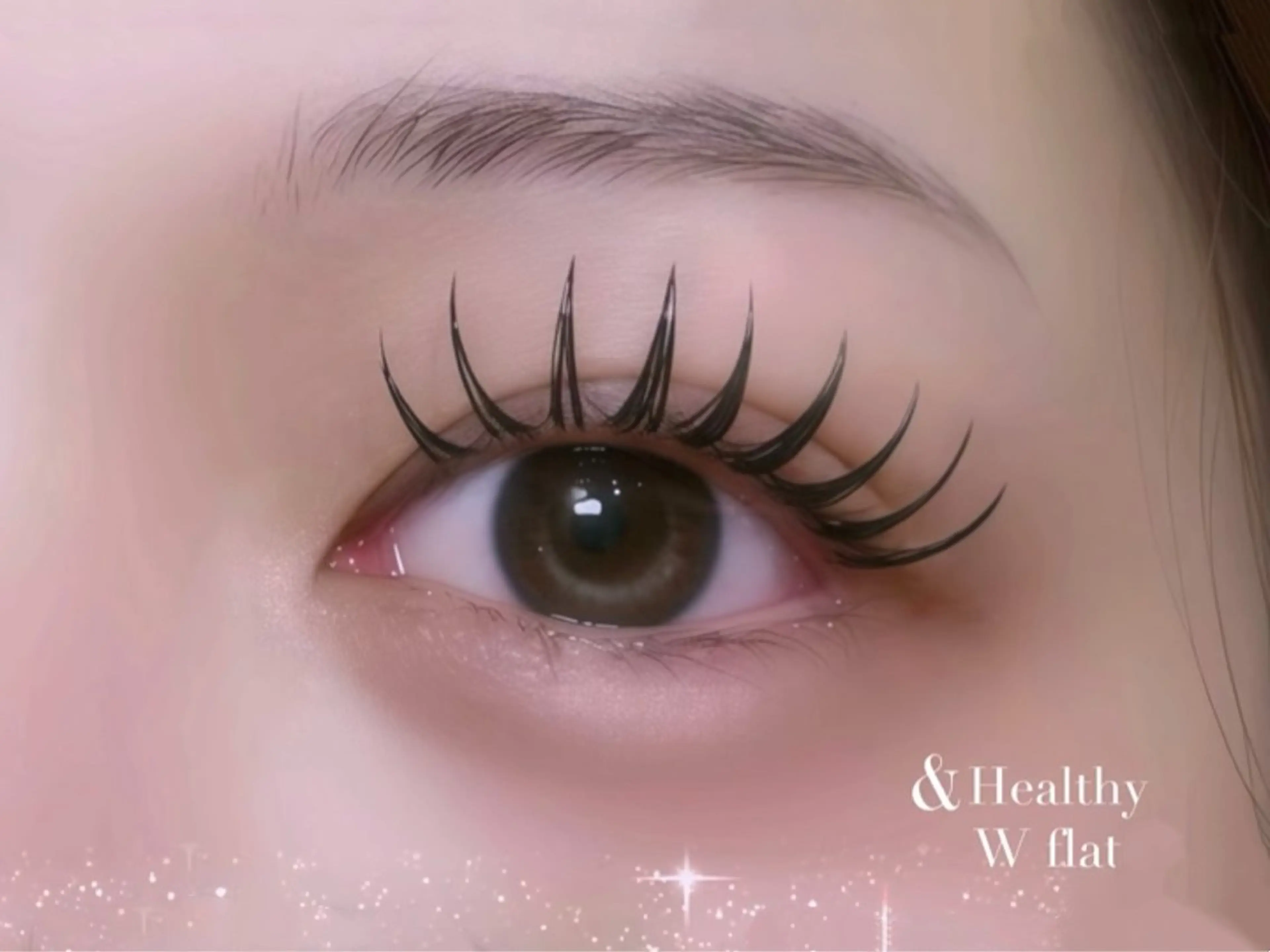 マツエク・マツパ 付け放題 バインドロック 束感まつ毛 フラットラッシュ ナチュラル マツパ YK Beauty Salonのマツエク・マツパデザイン