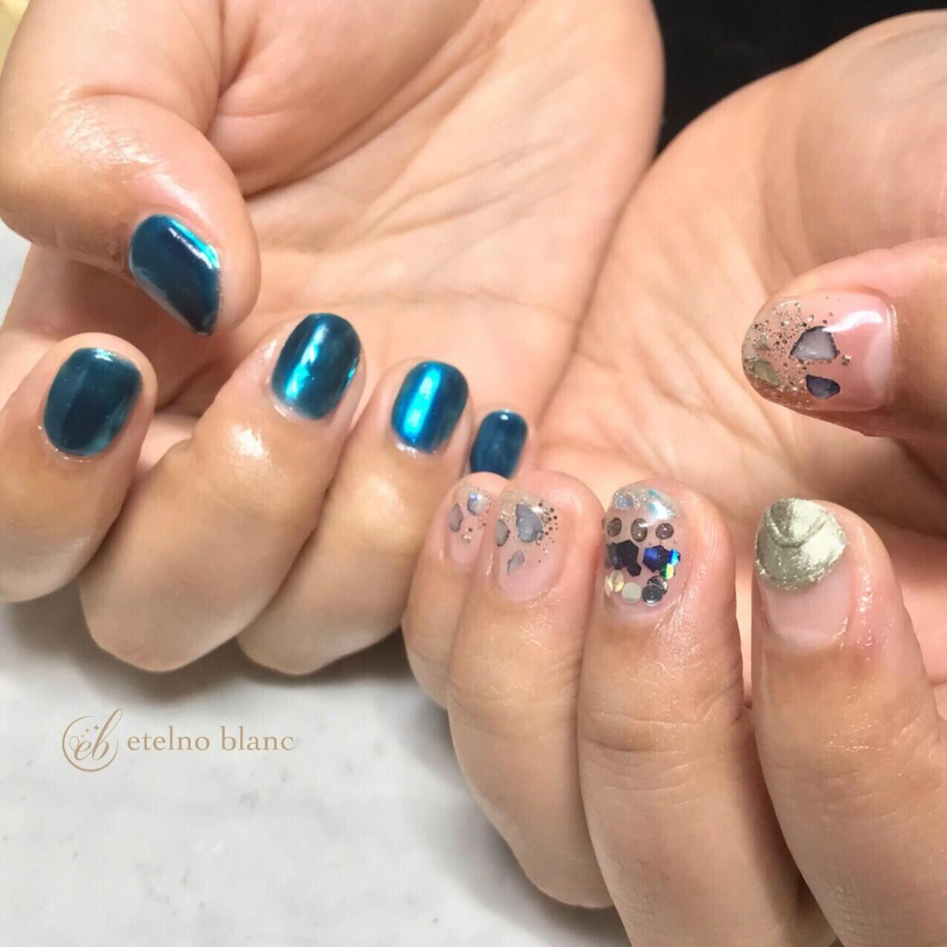 ネイル etelno blanc中目黒のネイルデザイン