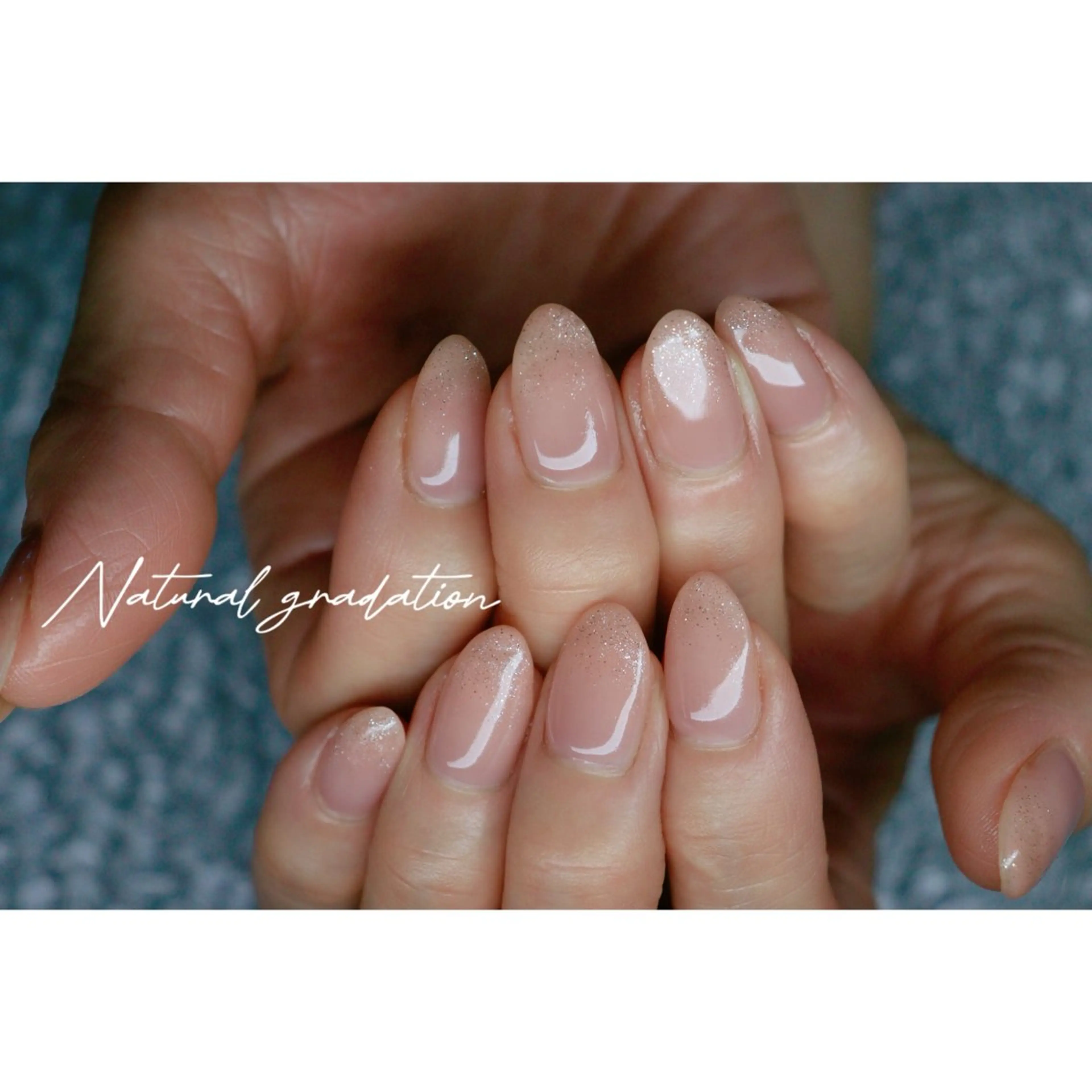 ネイル ラメ(グリッター) ハンドネイル ハンドケア mapple nailのネイルデザイン