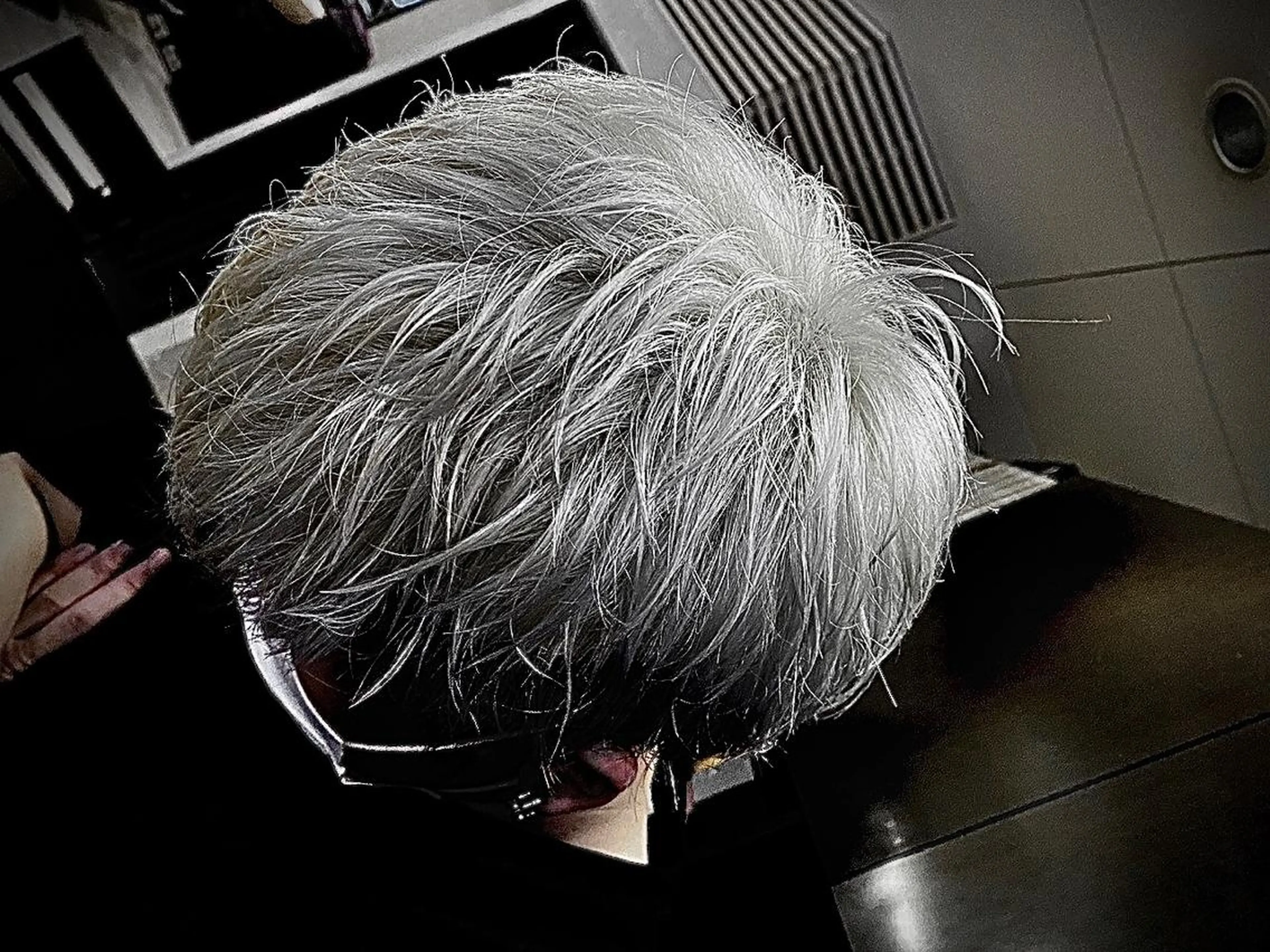 ショート カラー パーマ メンズ シルバー men's salon LiG所属・Men'ssalon LiG／kaitoのヘアスタイル