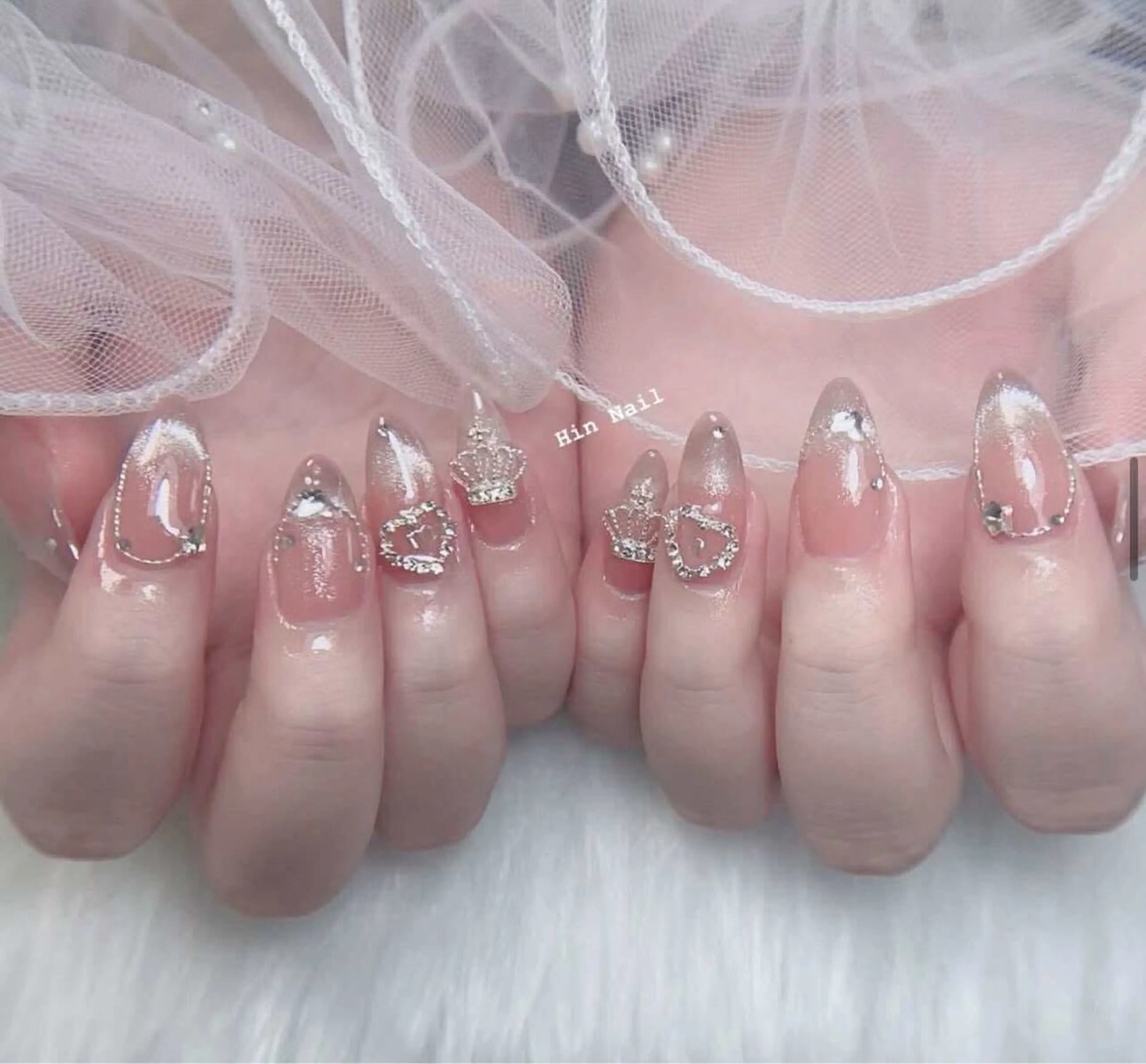 ネイル フットネイル フレンチネイル ジェルネイル グラデーション 韓国ネイル ハンドネイル RinO Nail Salon所属・Hin Rin 日本橋店のネイルデザイン