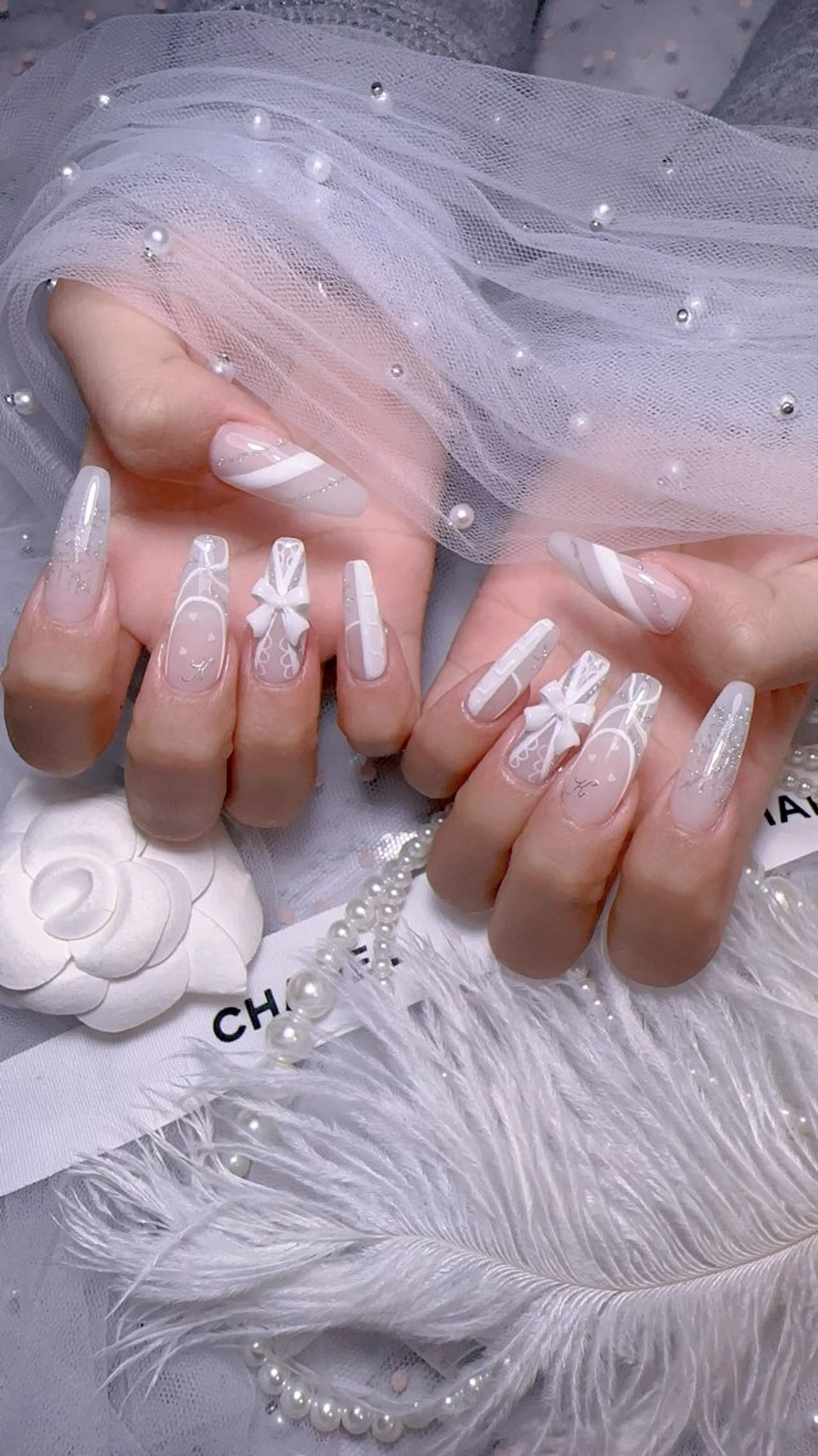 ネイル オーロラネイル フットネイル 韓国ネイル ラメ(グリッター) ラメグラデーション Belle nail salon 新小岩のネイルデザイン