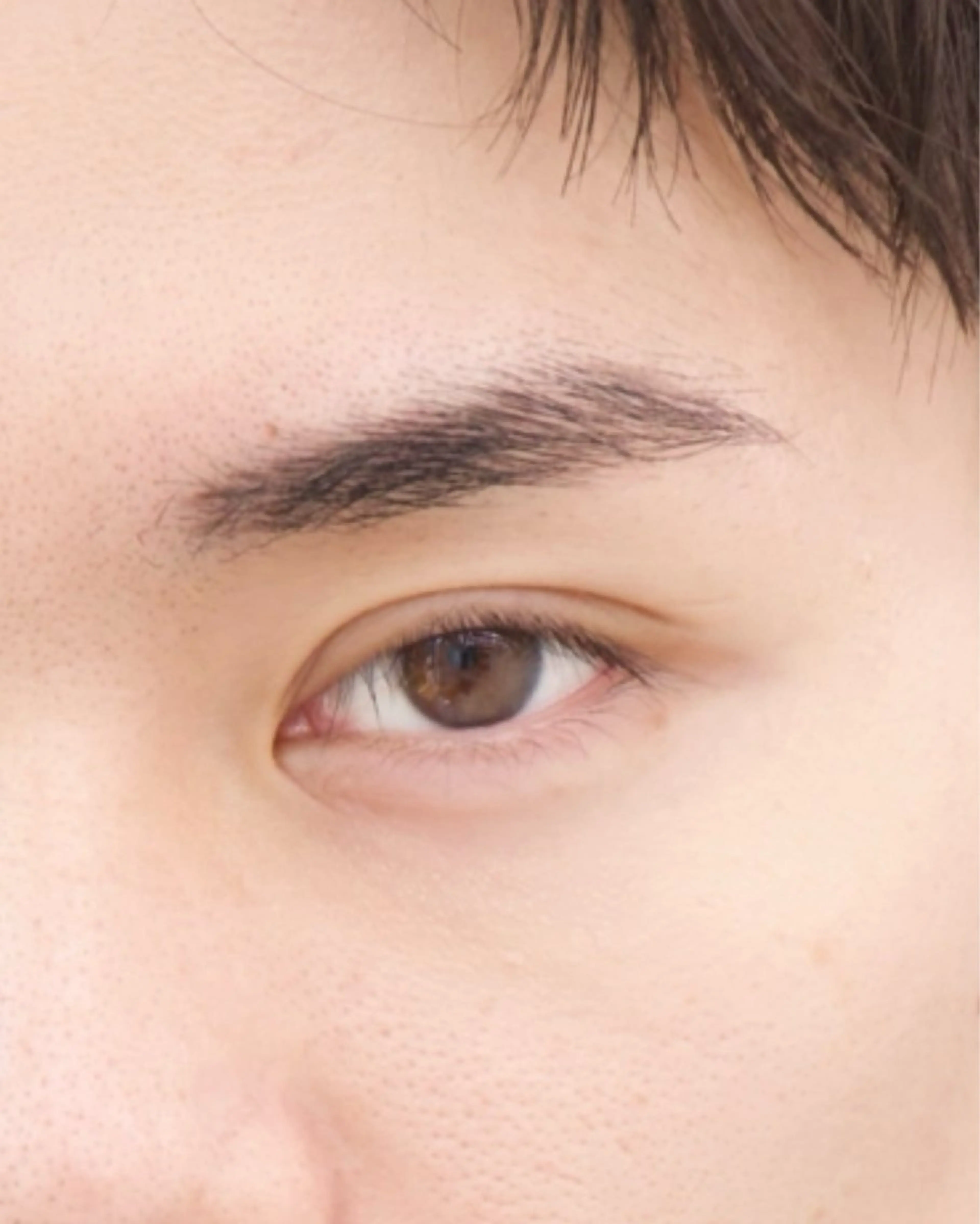 メンズアイブロウワックス➕HBLパーマの写真