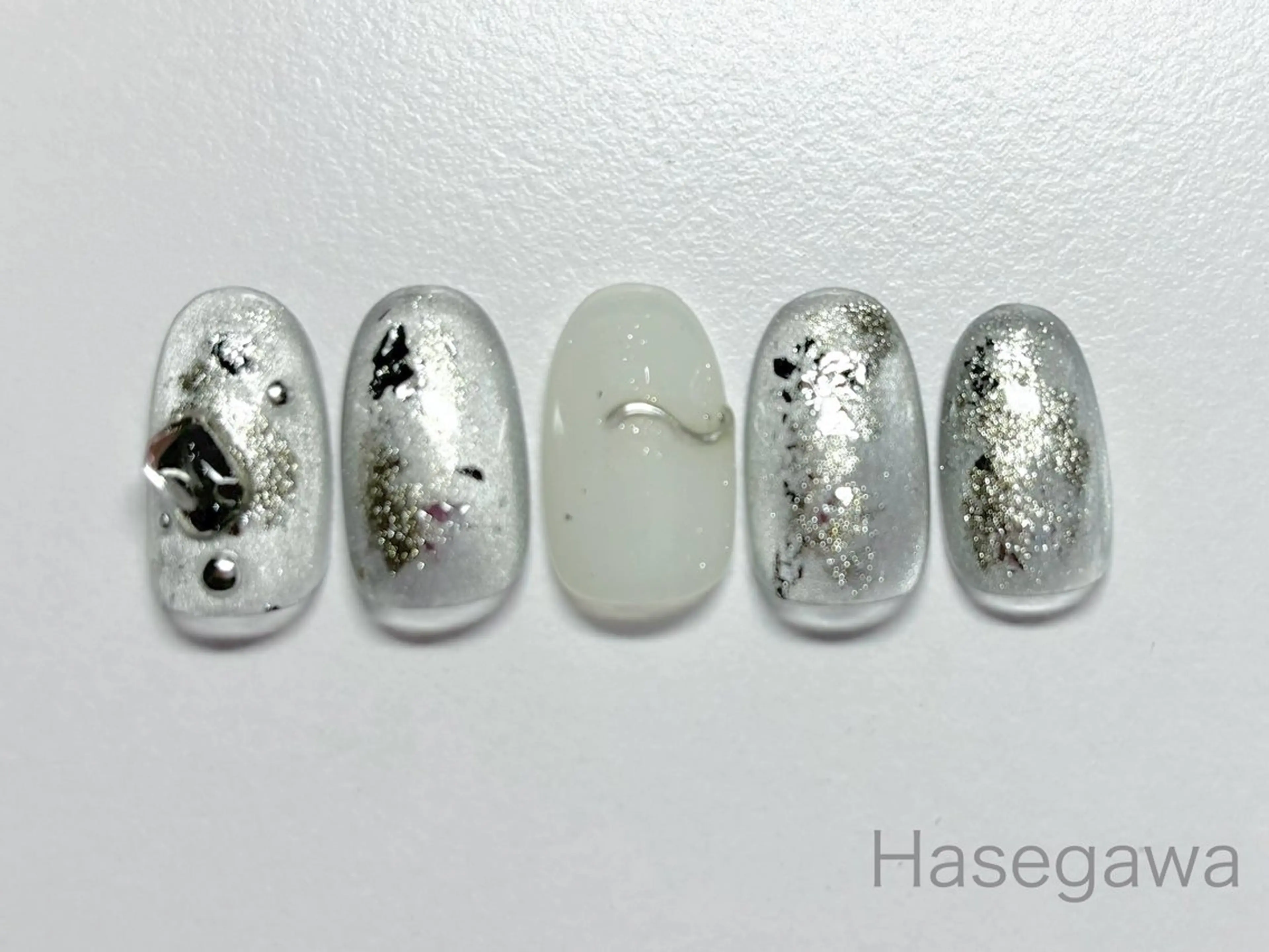 ネイル アートネイル マグネットネイル ミラーネイル ハンドネイル DROP所属・DROP 長谷川のネイルデザイン