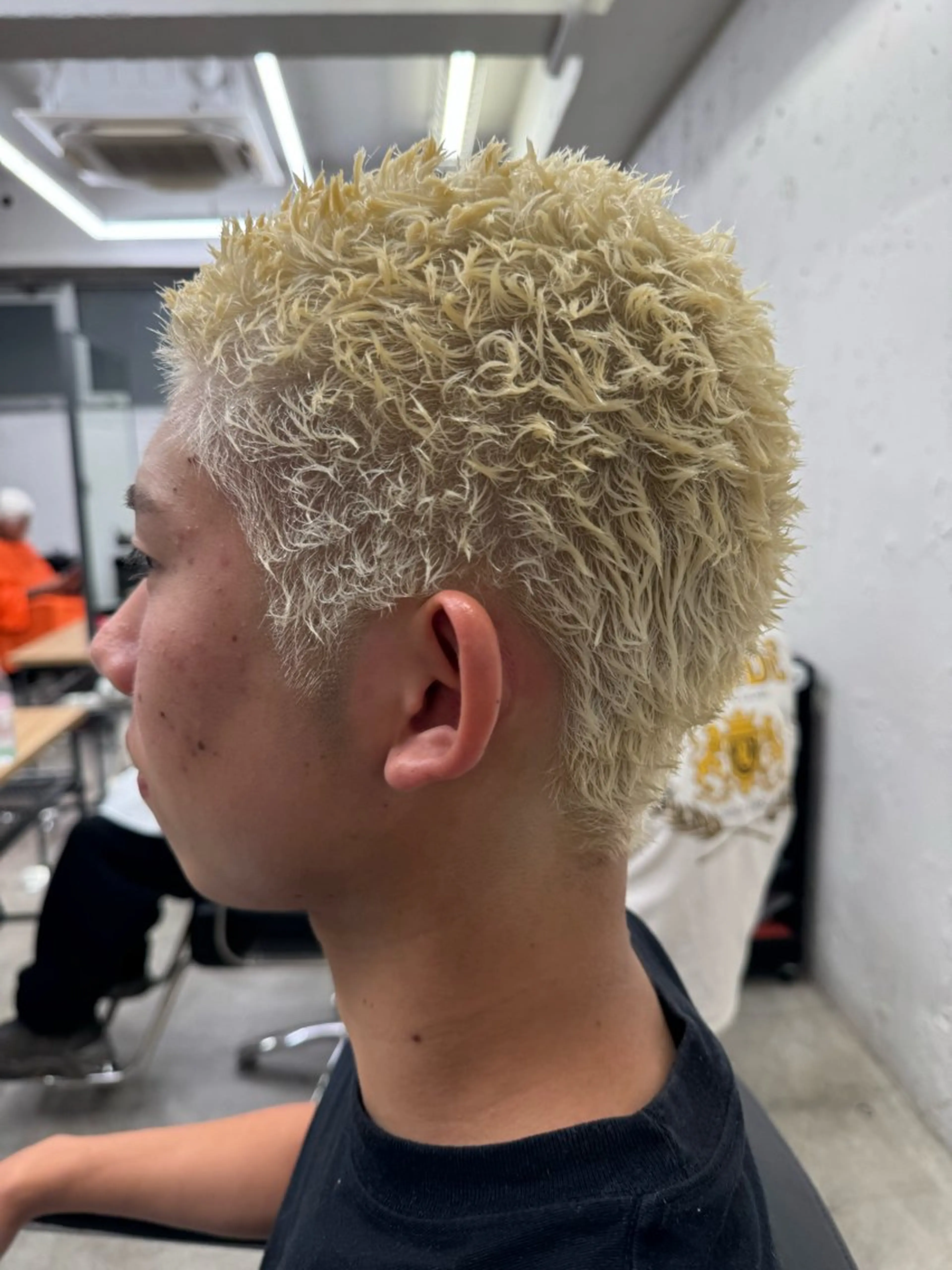 ショート カラー パーマ メンズ メンズパーマ カット ヘアカラー パーマ 💈メンズ特化💈 TASUKUのヘアスタイル