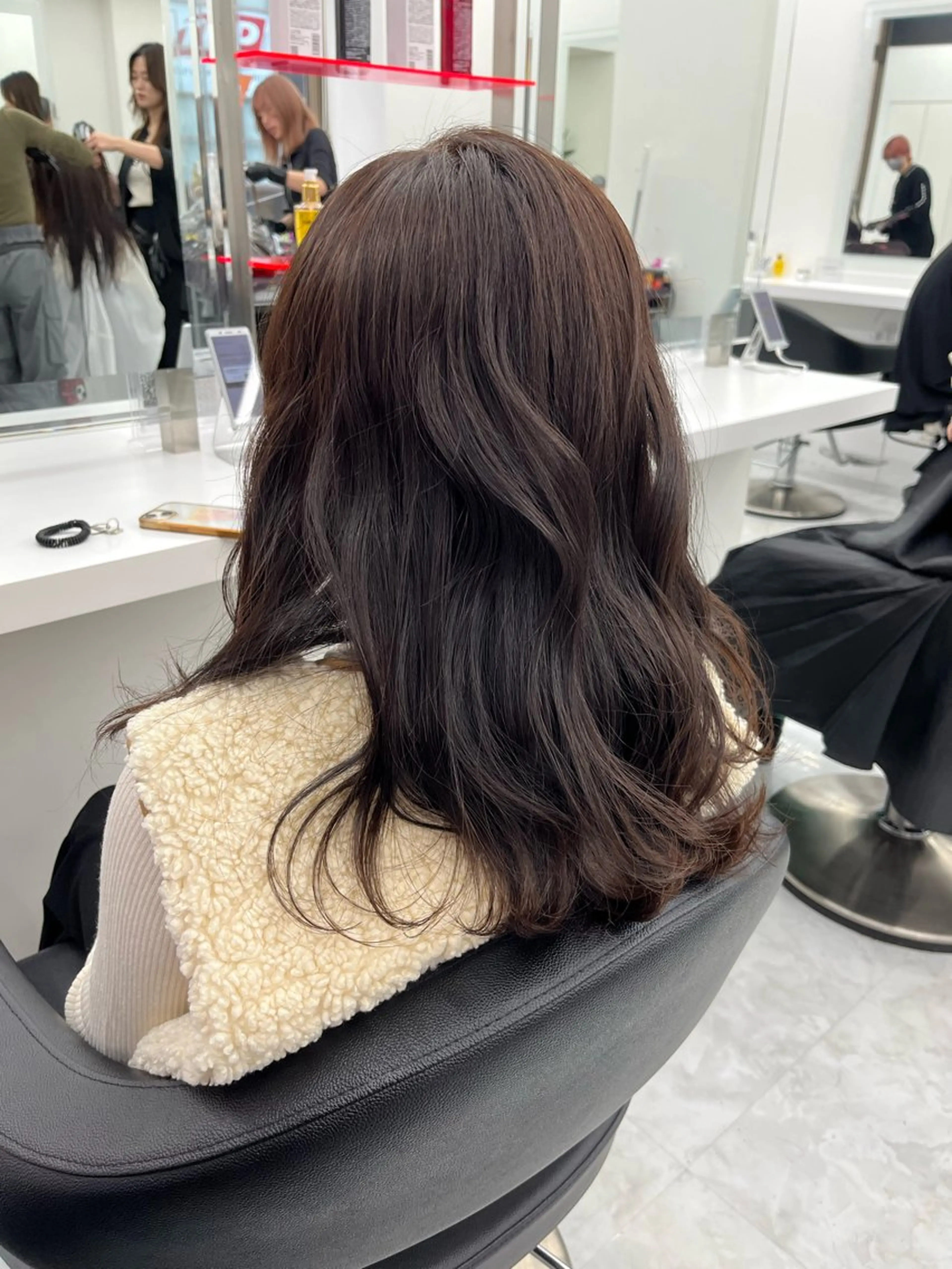 ロング カラー ブラウンカラー チョコレートブラウン ヘアカラー トリートメント 💖トレンド夏 カラー💖FUTAのヘアスタイル