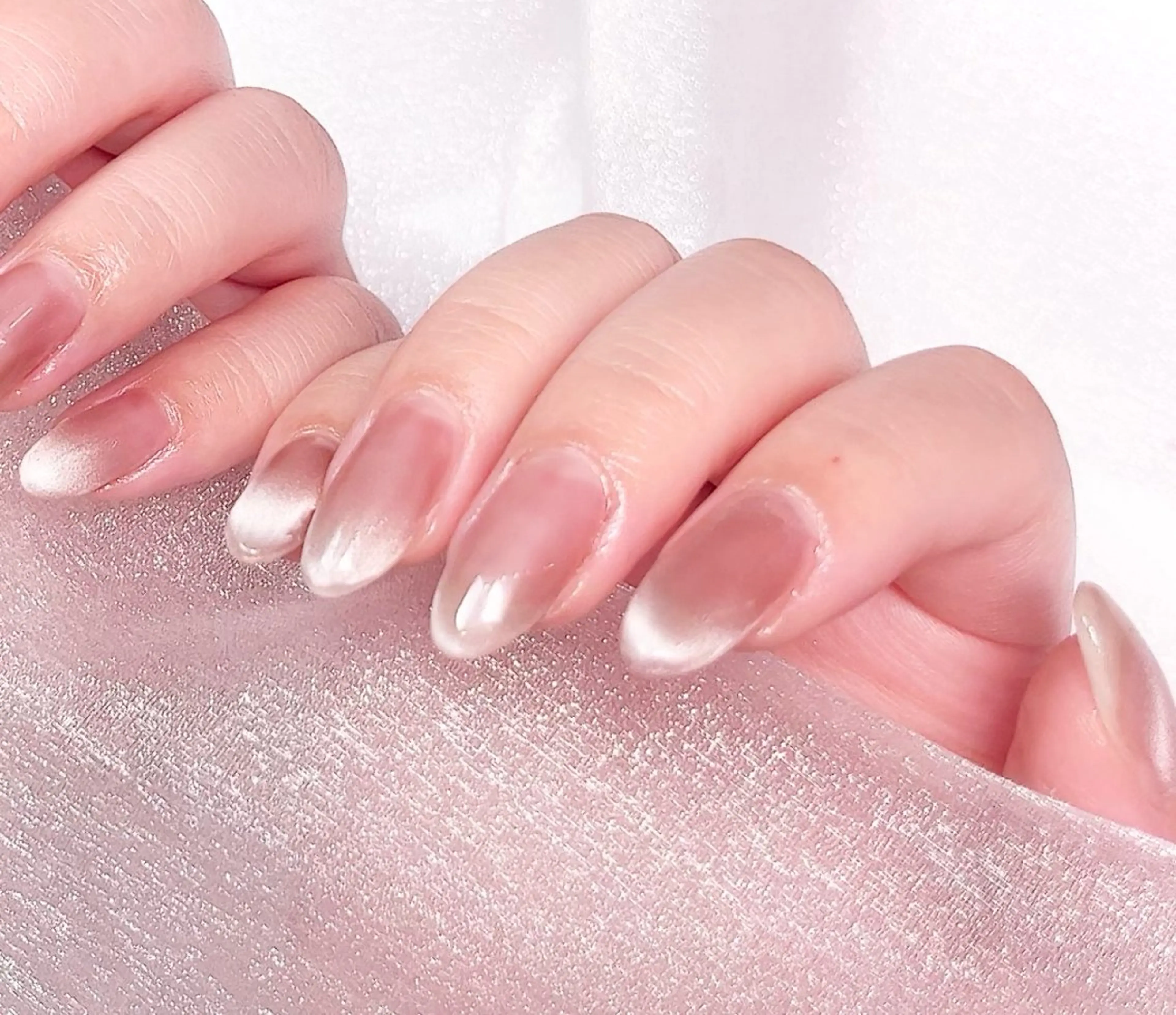 ネイル フレンチネイル マグネットネイル シンプルネイル ハンドネイル Amoureuse RiRiのネイルデザイン