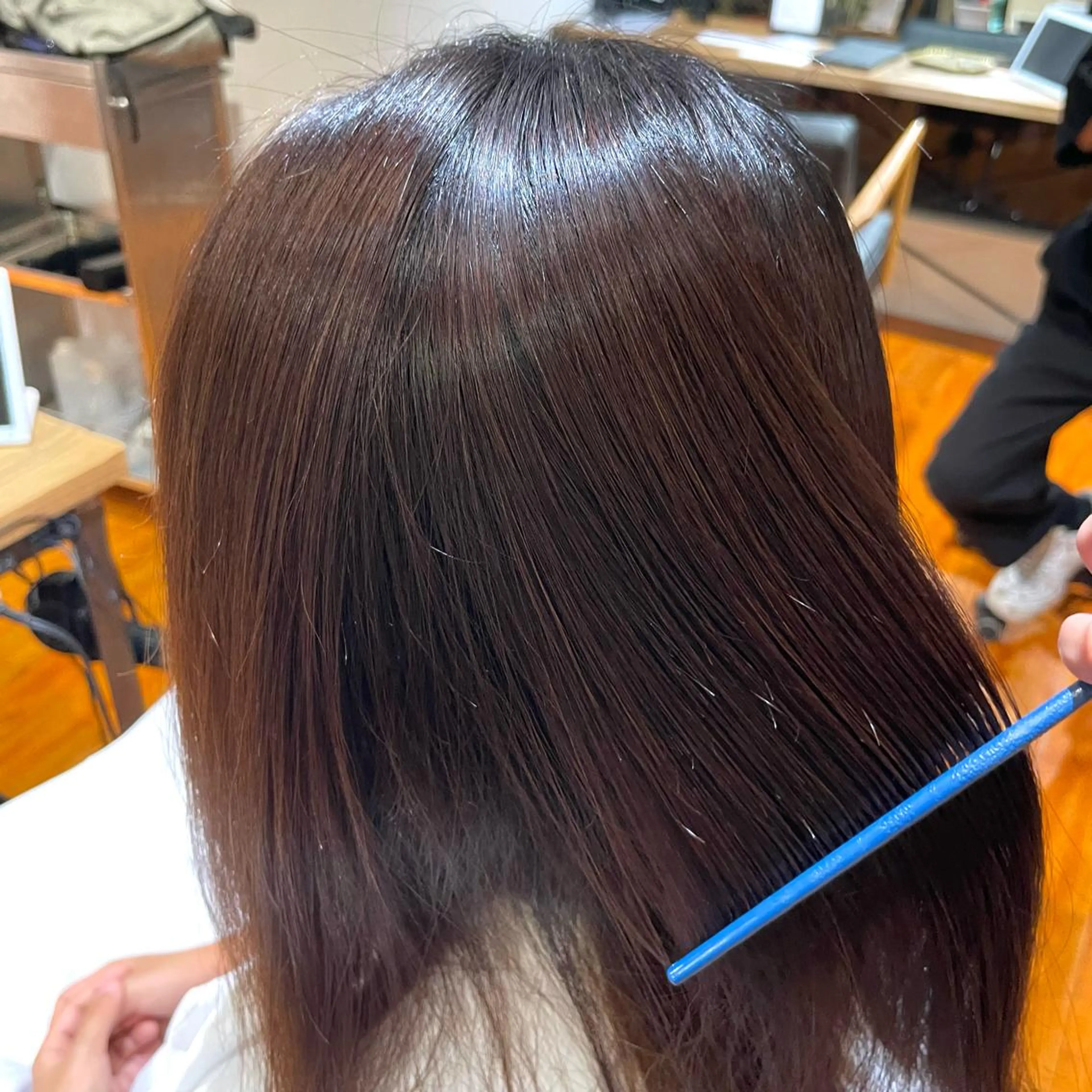 セミロング 💜透明感カラー🌈 /森絵美莉⛄️❄️のヘアスタイル
