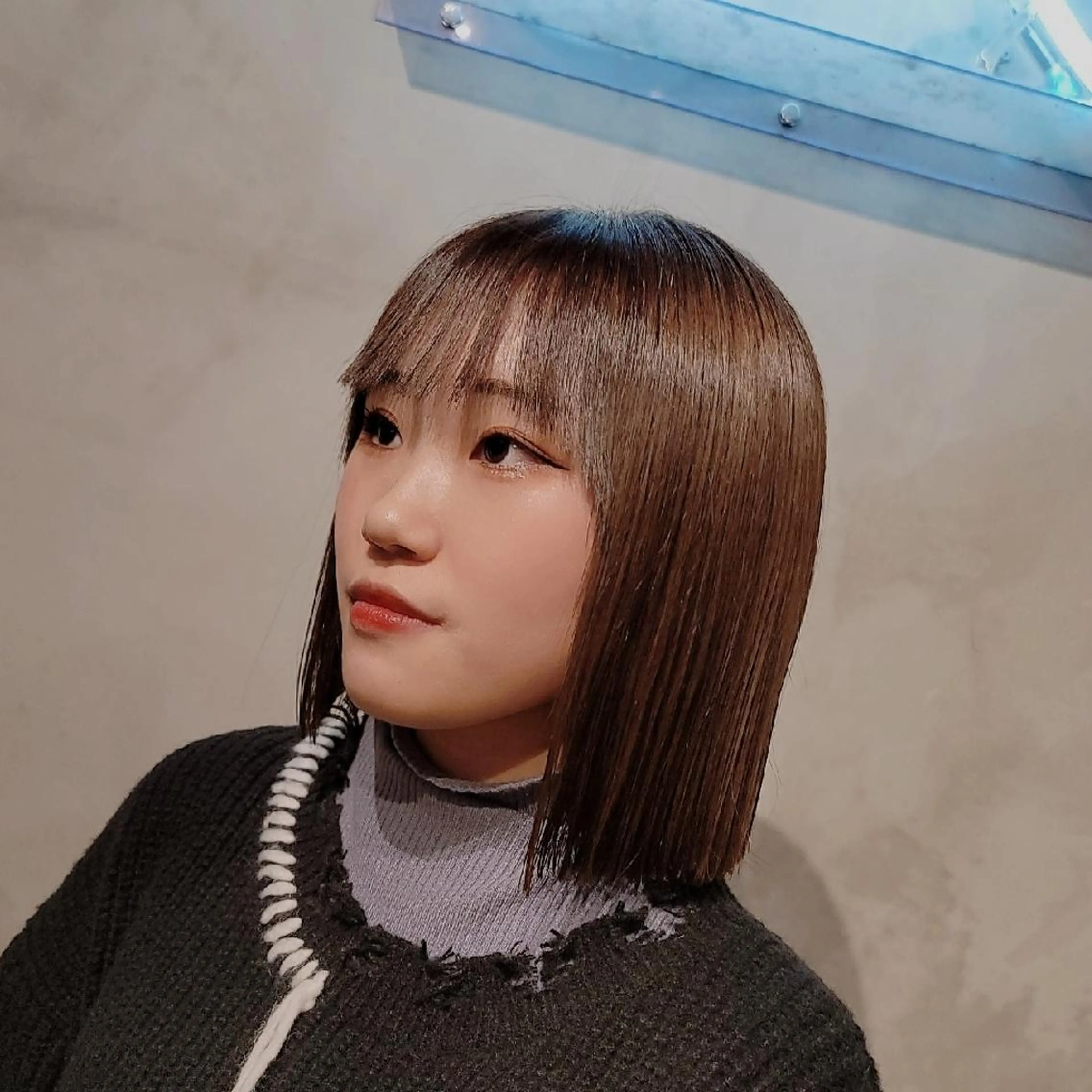 ミディアム カラー カット ヘアカラー トリートメント 🐬似合わせ🦈 佐々田 桜江のヘアスタイル