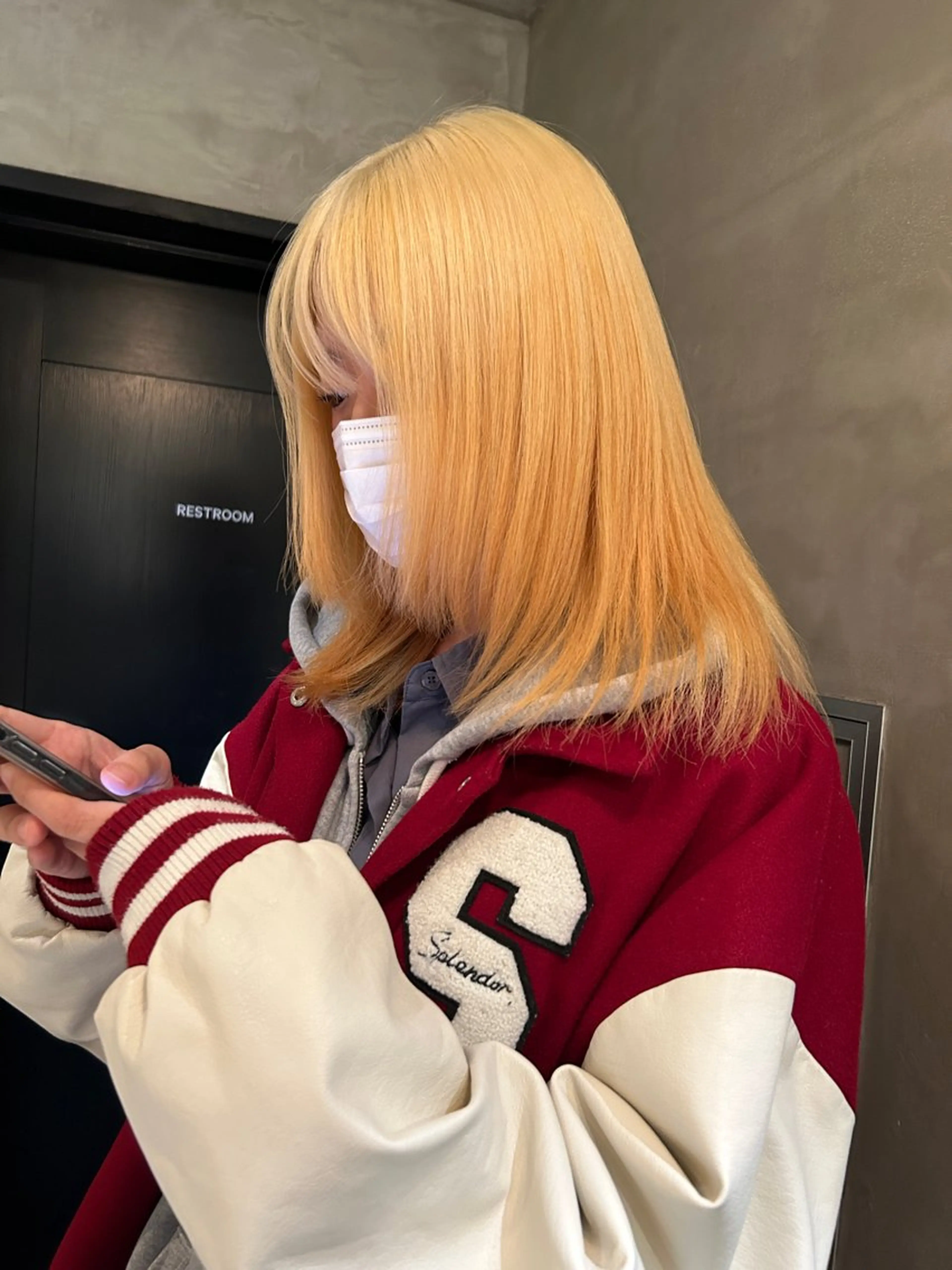 ミディアム カラー 抜きっぱなしブロンド ヘアカラー トリートメント デザインカラー❤︎ イシイレイのヘアスタイル