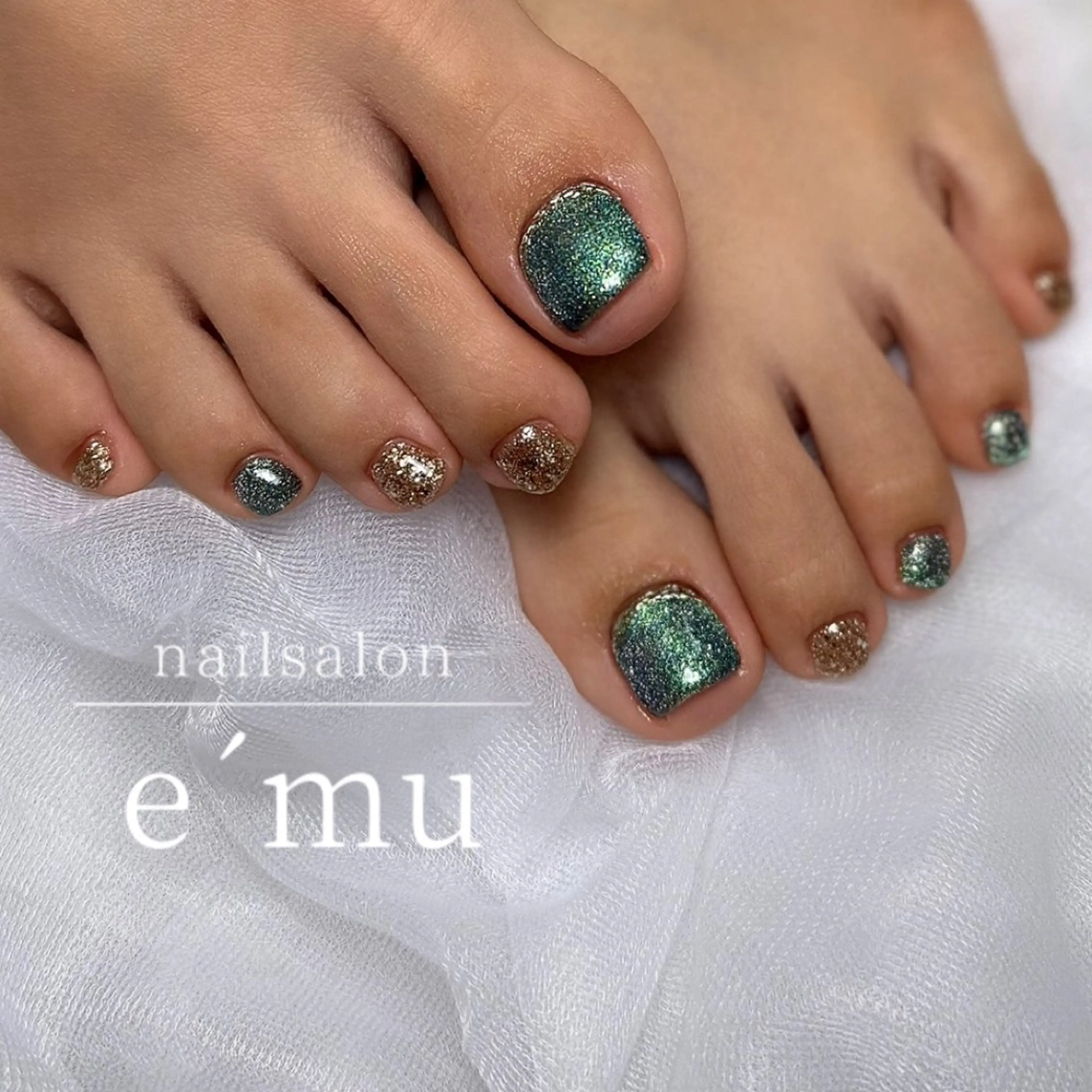 ネイル フットネイル nailsalon e´muのネイルデザイン