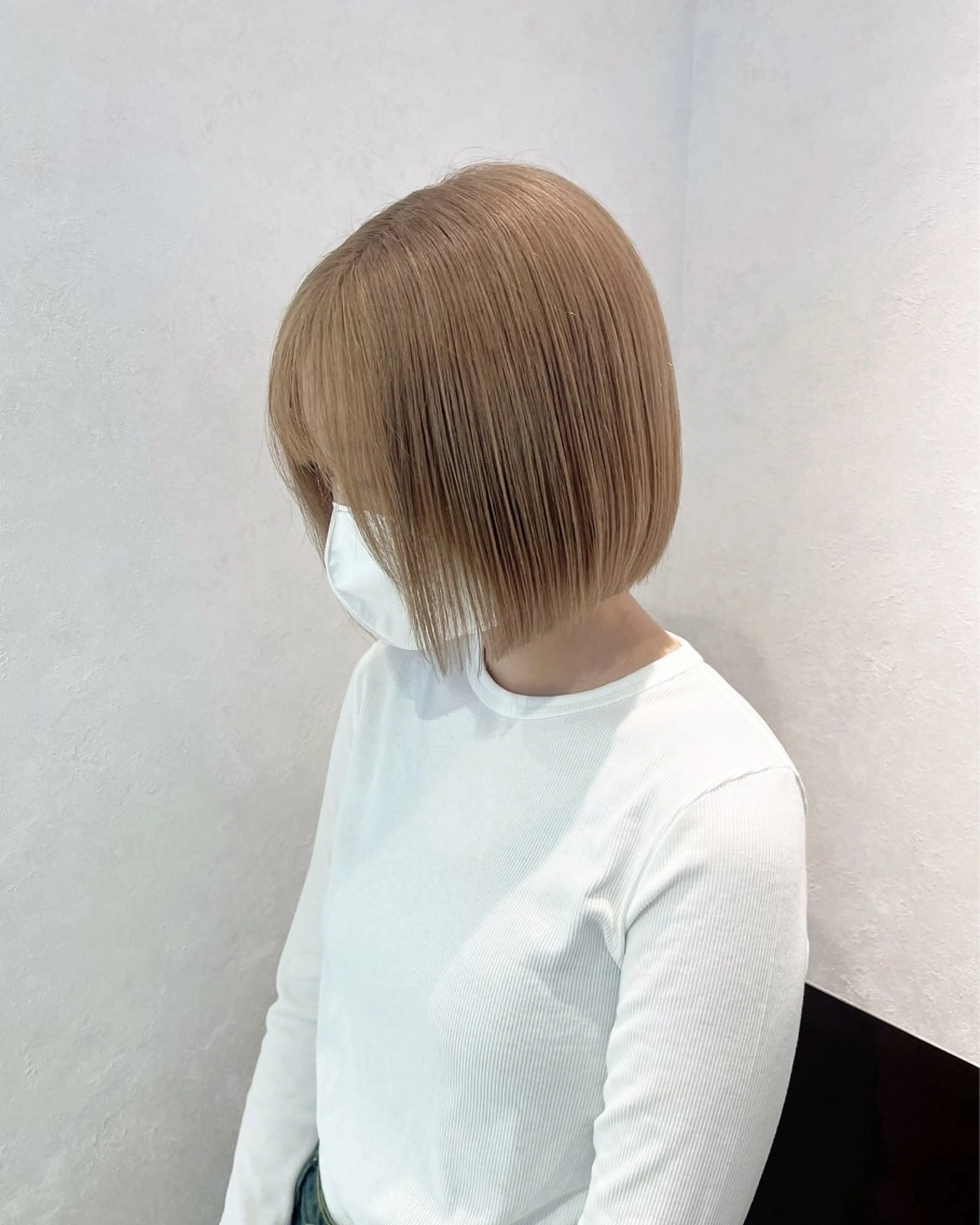カラー ヘアカラー nehus nagaoka所属・🖤複雑履歴ブリーチ Mizuki 🖤のヘアスタイル