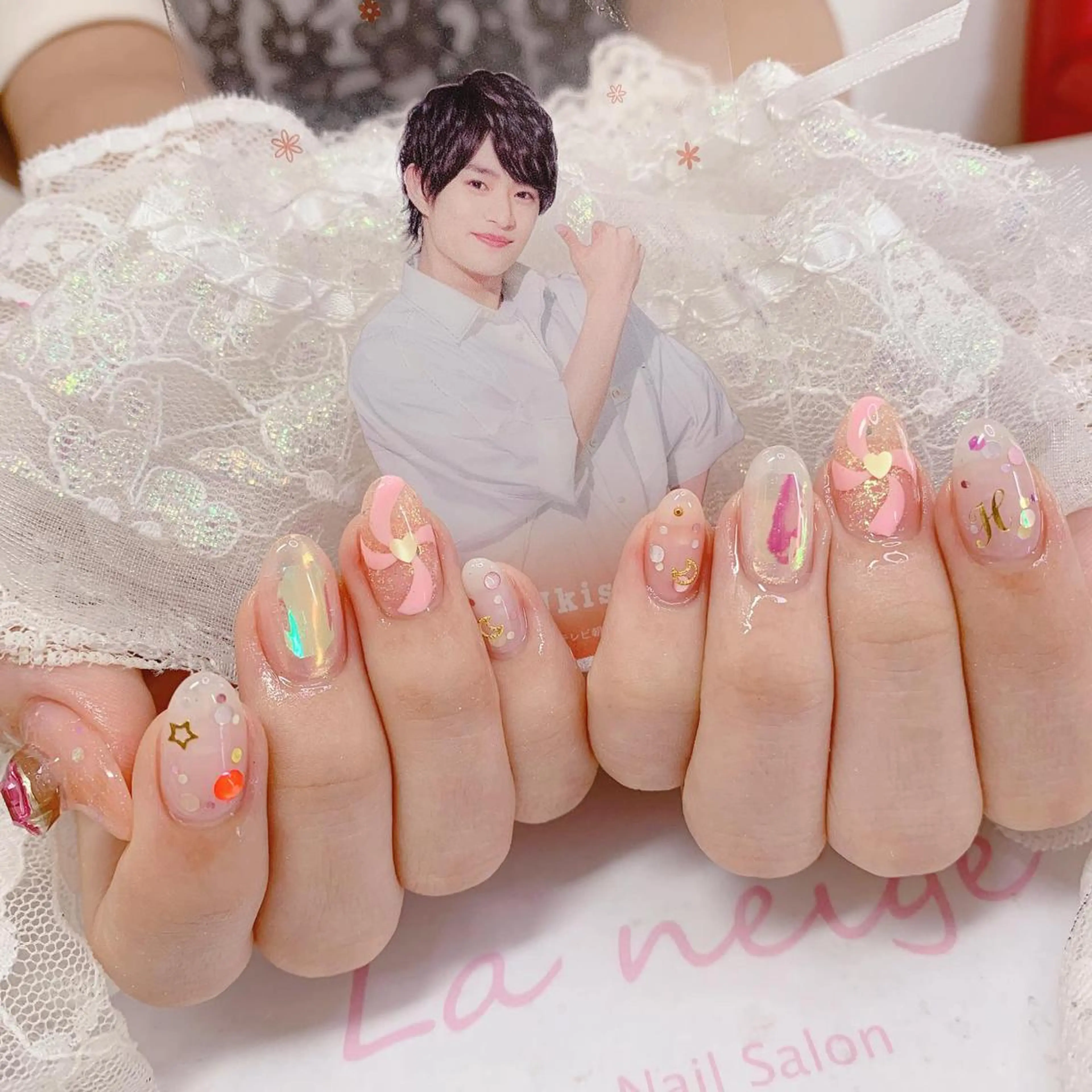 ネイル ハンドネイル La neige* yuki 🥯🍑のネイルデザイン