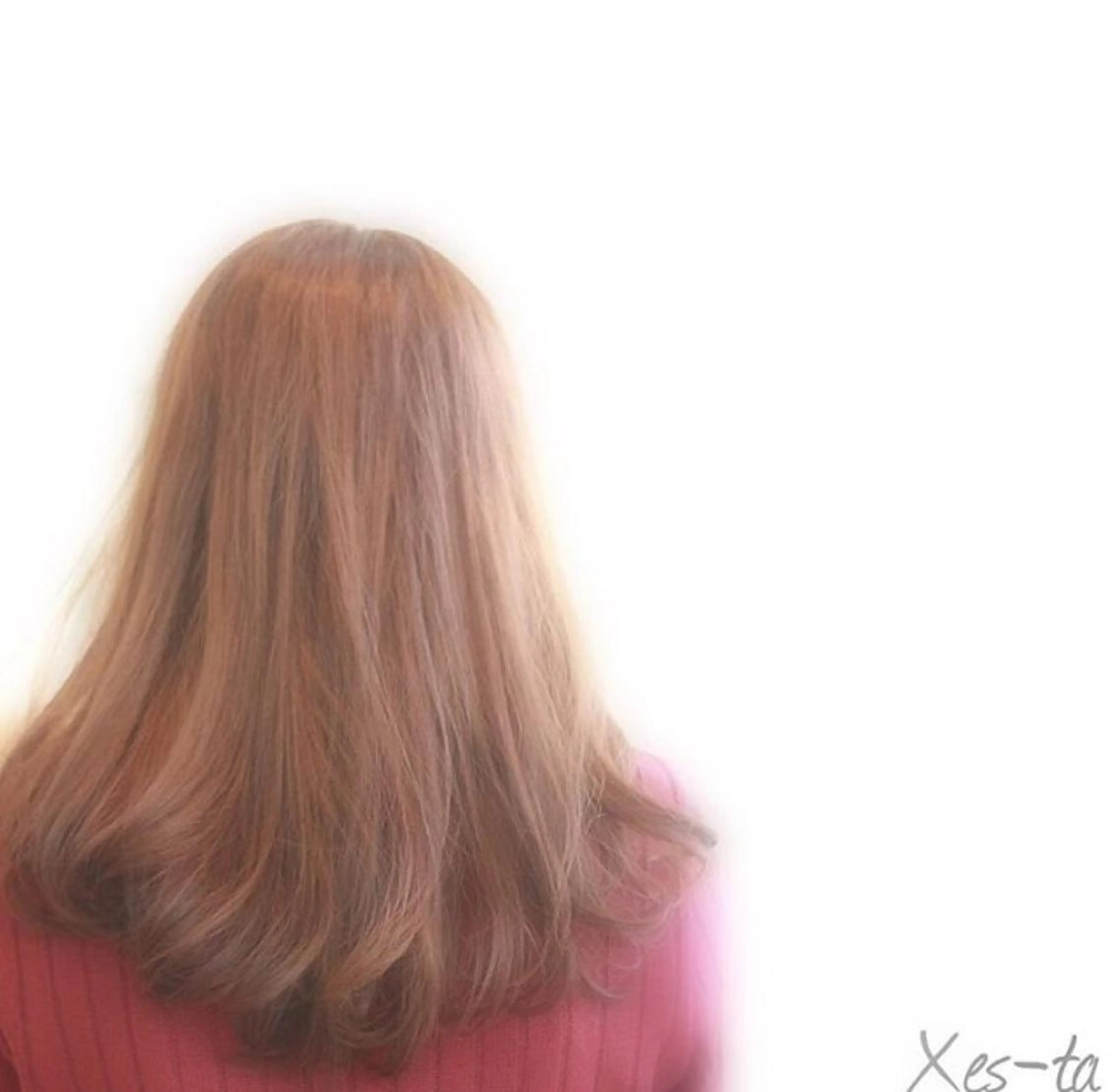 ロング カラー カット 縮毛矯正 トリートメント XES-TA所属・中村 よしひでのヘアスタイル