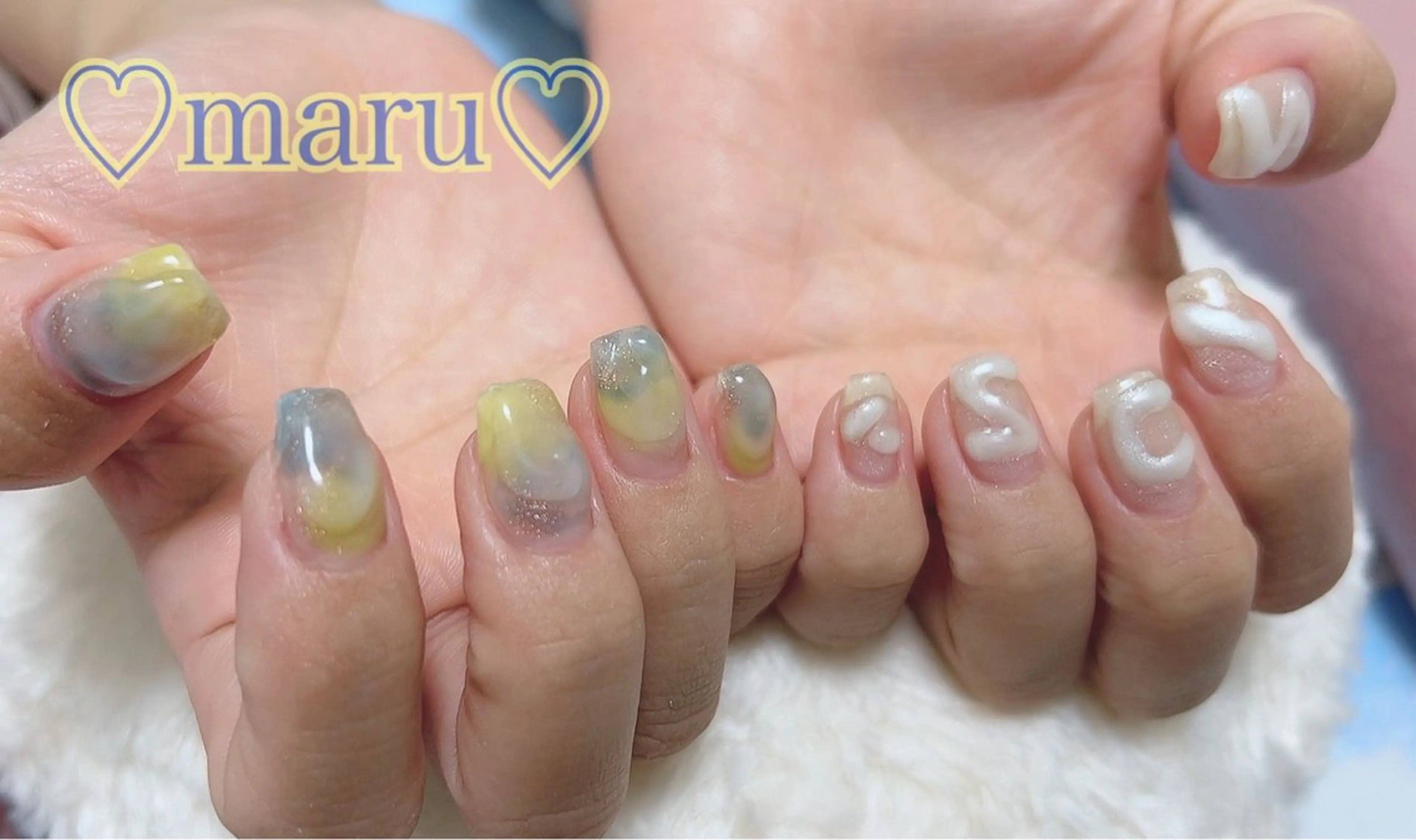 ネイル ハンドネイル フットネイル まるみ ♡のネイルデザイン