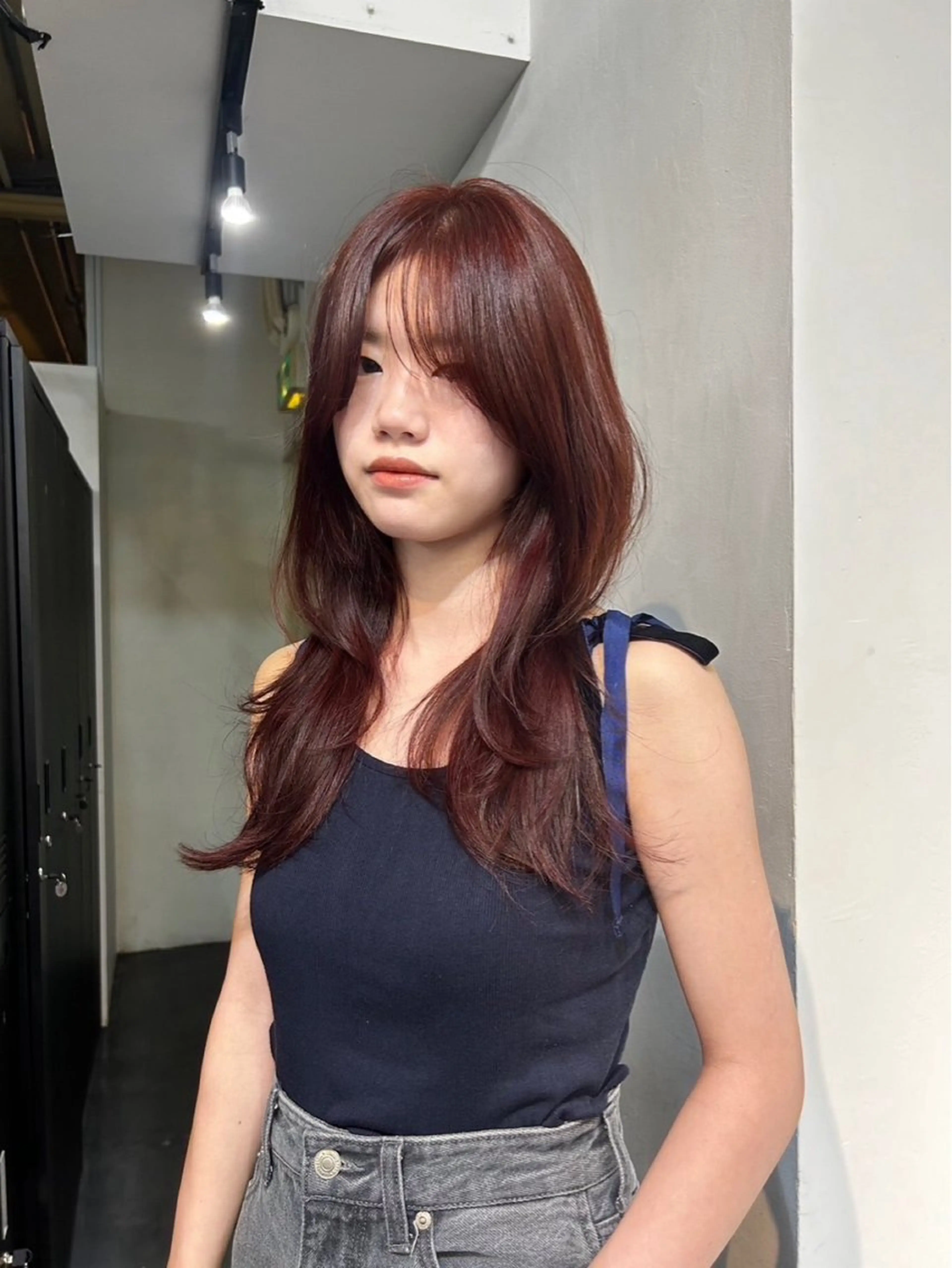 ロング SHINDO MIYUのヘアスタイル