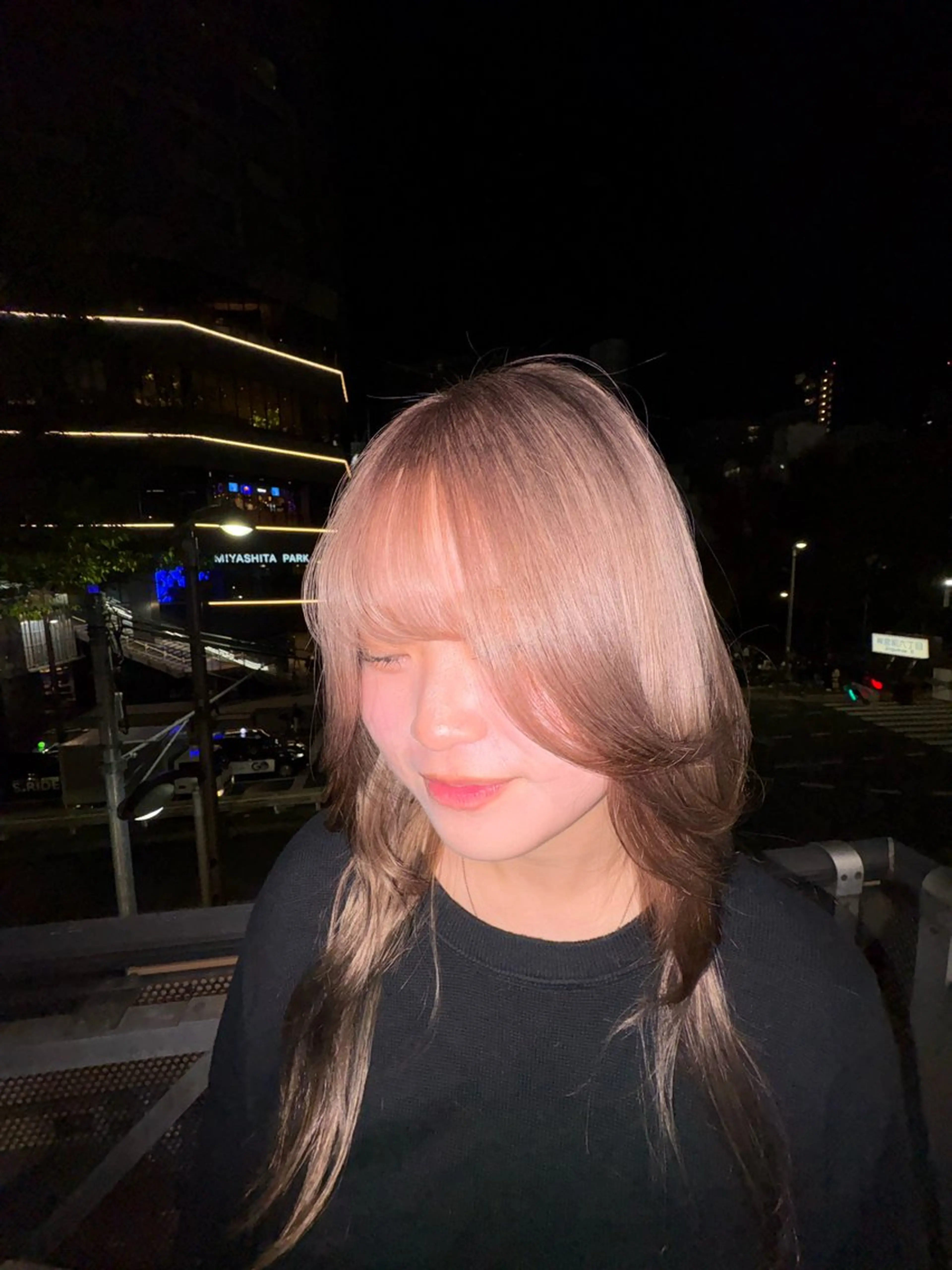 セミロング カラー ハイトーンカラー ヘアカラー driP.by HAVANA所属・ケアブリーチ／パーマ 工藤のヘアスタイル