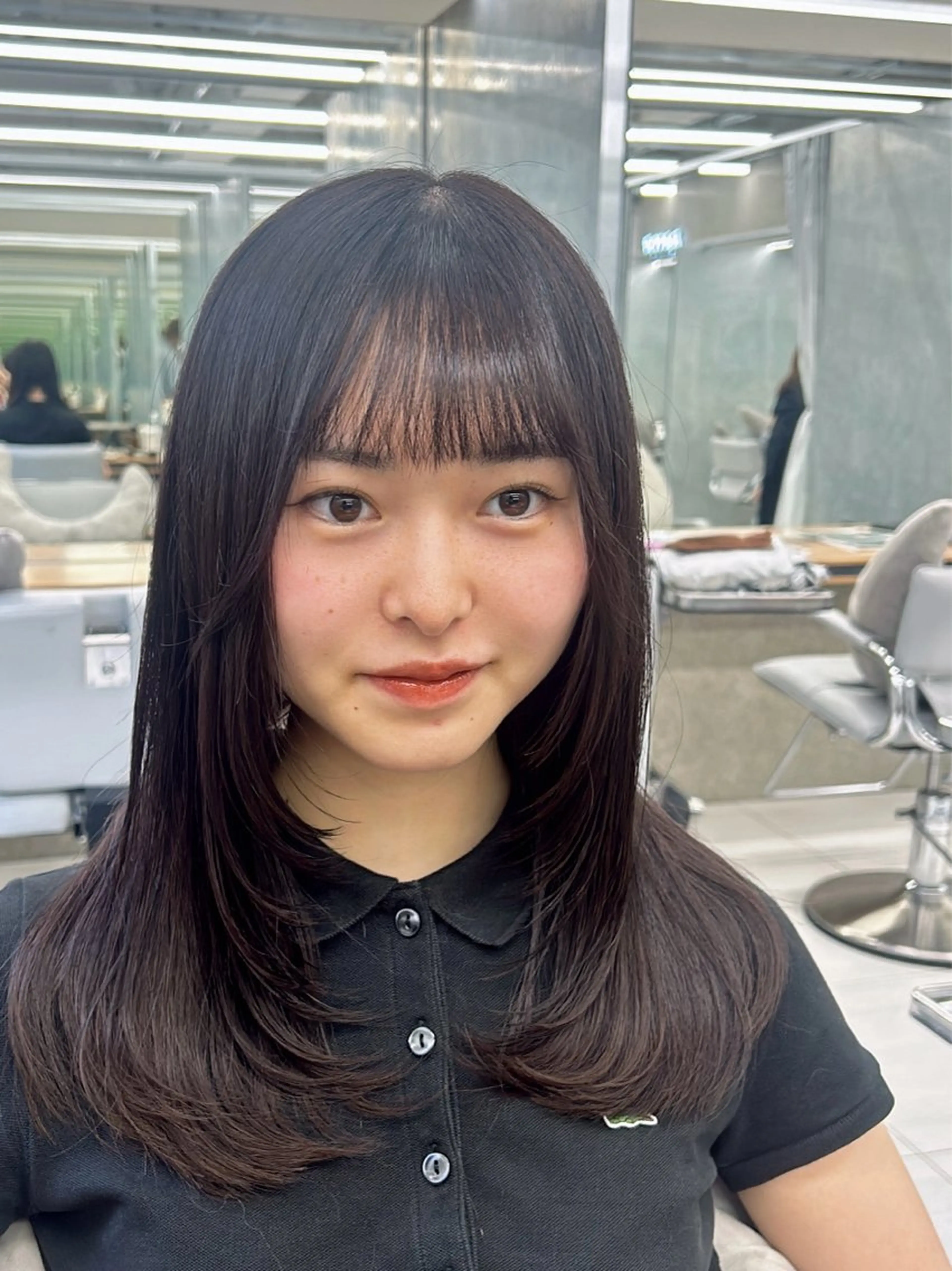セミロング カラー BASSA池袋 Rera/レイヤーのヘアスタイル