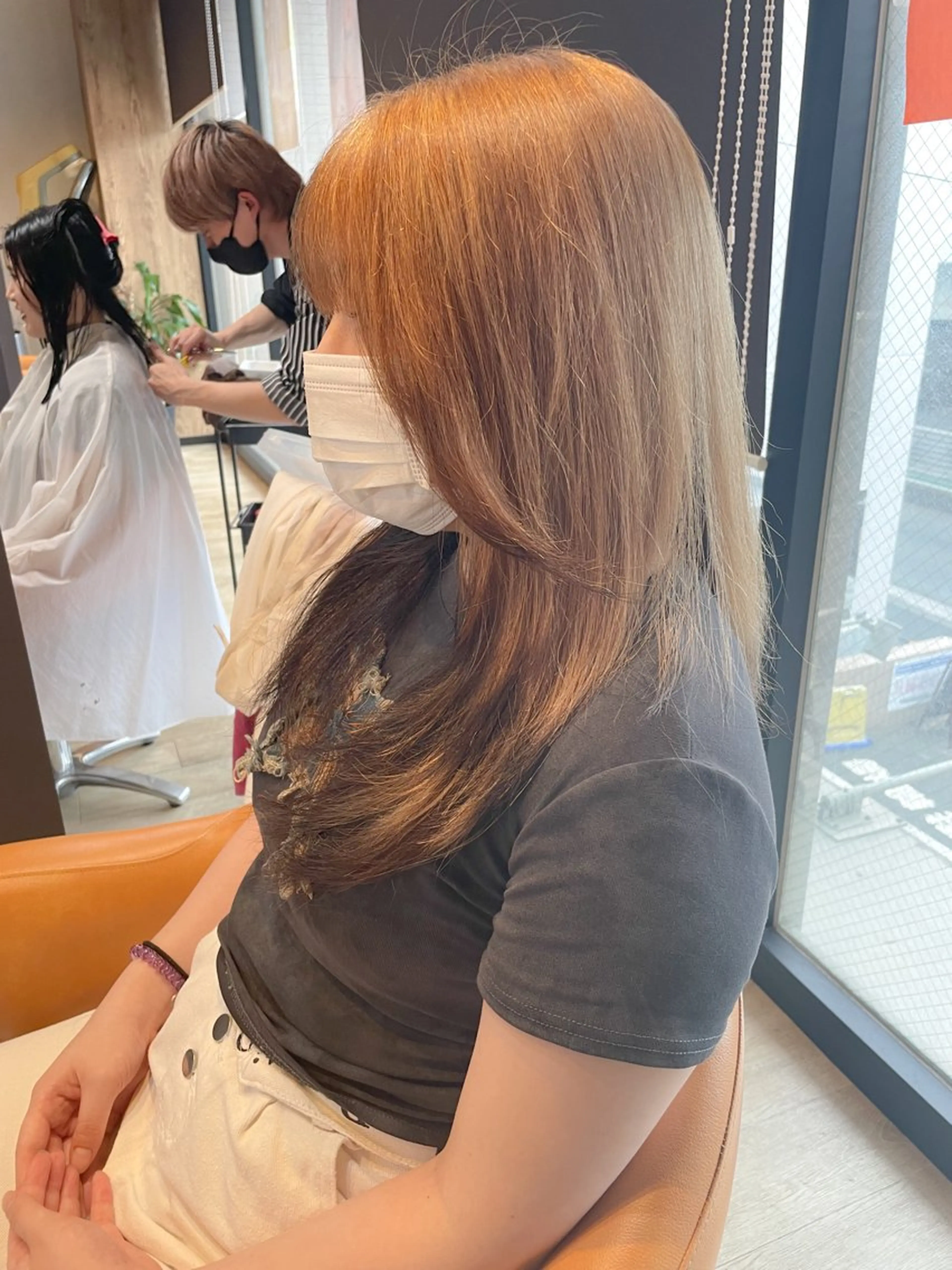 ロング カラー インナーカラー ヘアカラー トリートメント 髪質改善/ブリーチ 田代 龍我のヘアスタイル