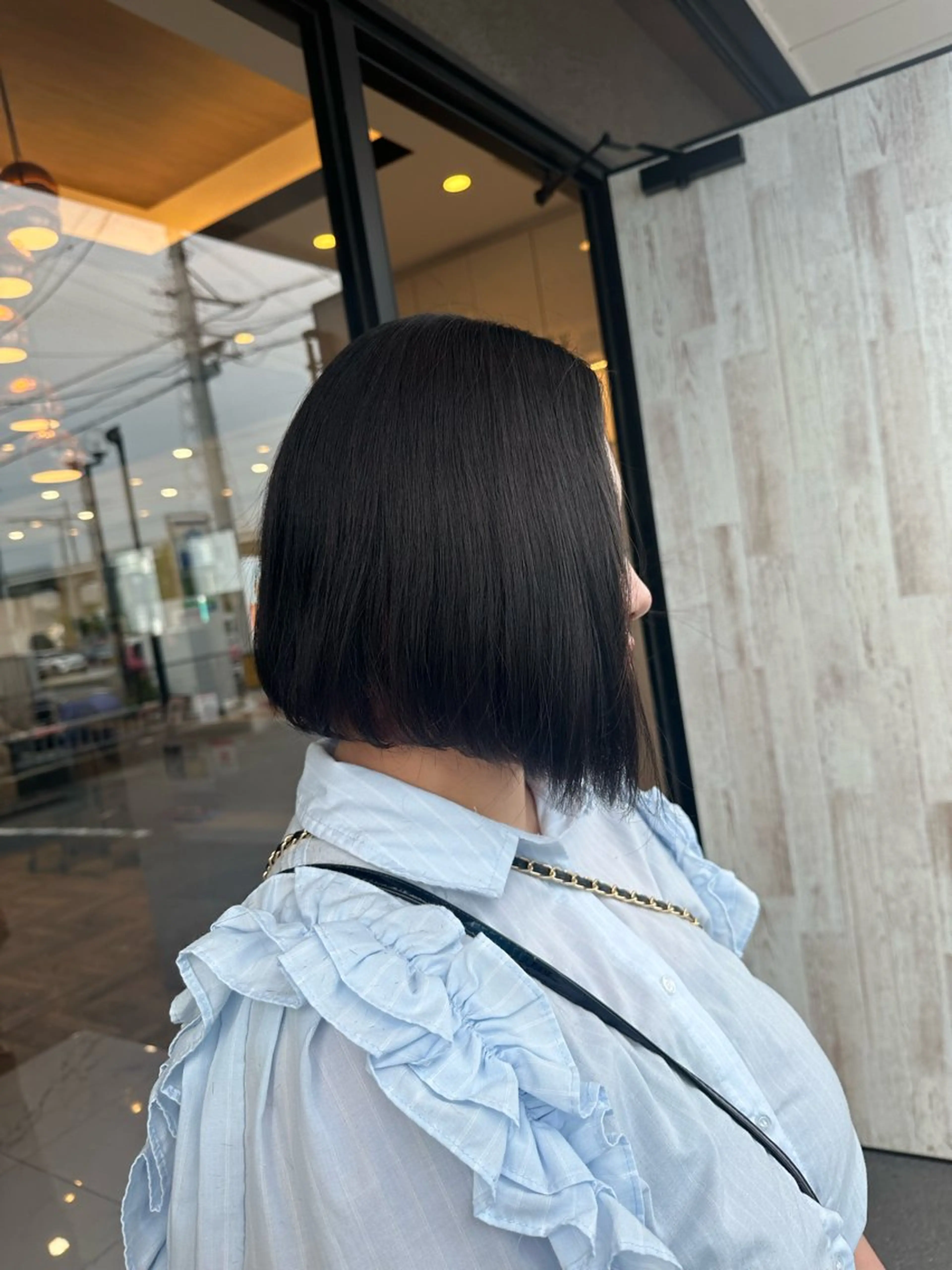 ミディアム ボブ カット レイビューティー豊田 丸山店アシスタントのヘアスタイル