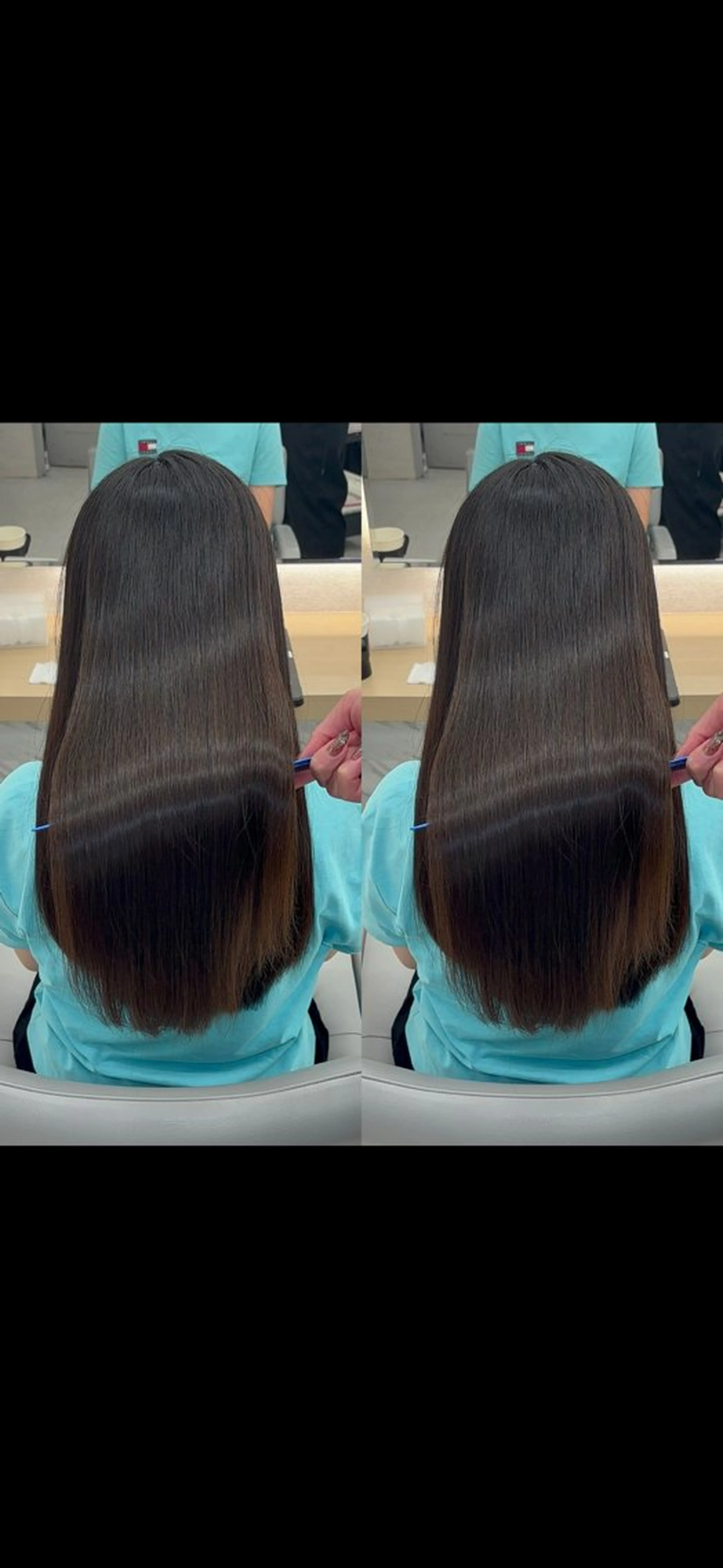 ロング 縮毛矯正 💞美髪💫髪質 改善🌈ユキナ💞のヘアスタイル