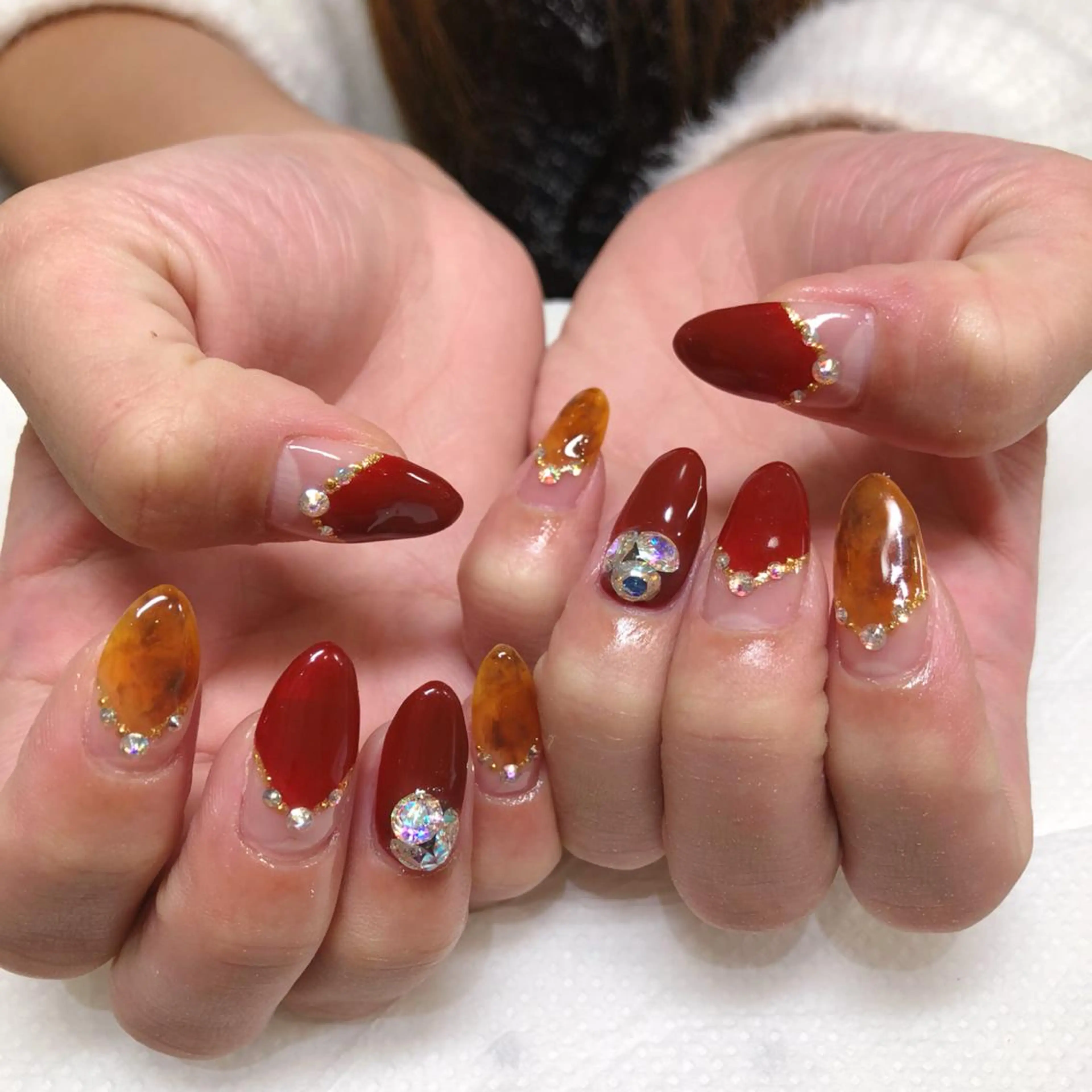 ネイル べっ甲ネイル Ebina Ryoのネイルデザイン