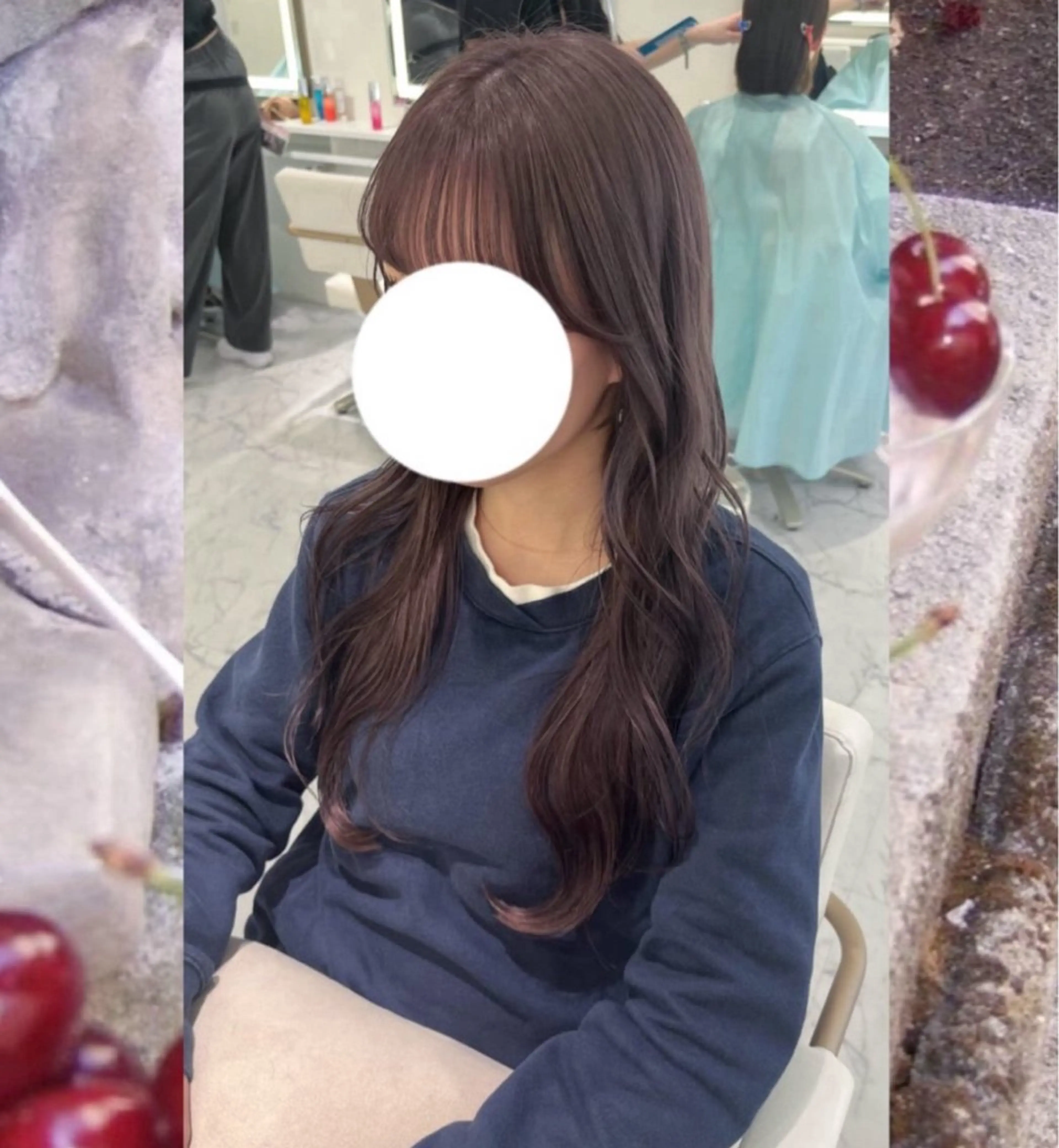 ロング カラー ヘアカラー ParveMix 🌝🫧山本 玲南のヘアスタイル