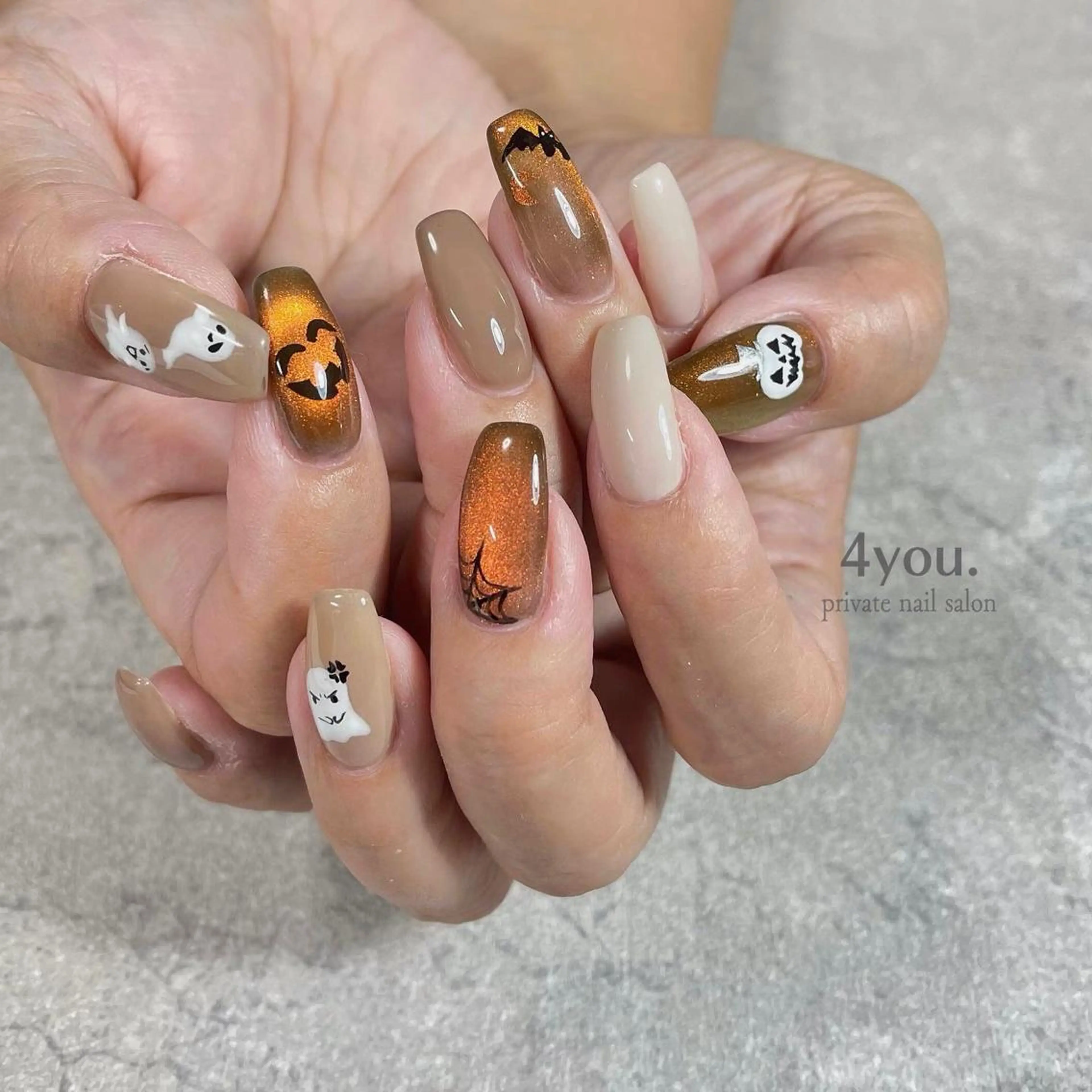 ネイル ハンドネイル nail salon ４ｙｏｕ．のネイルデザイン