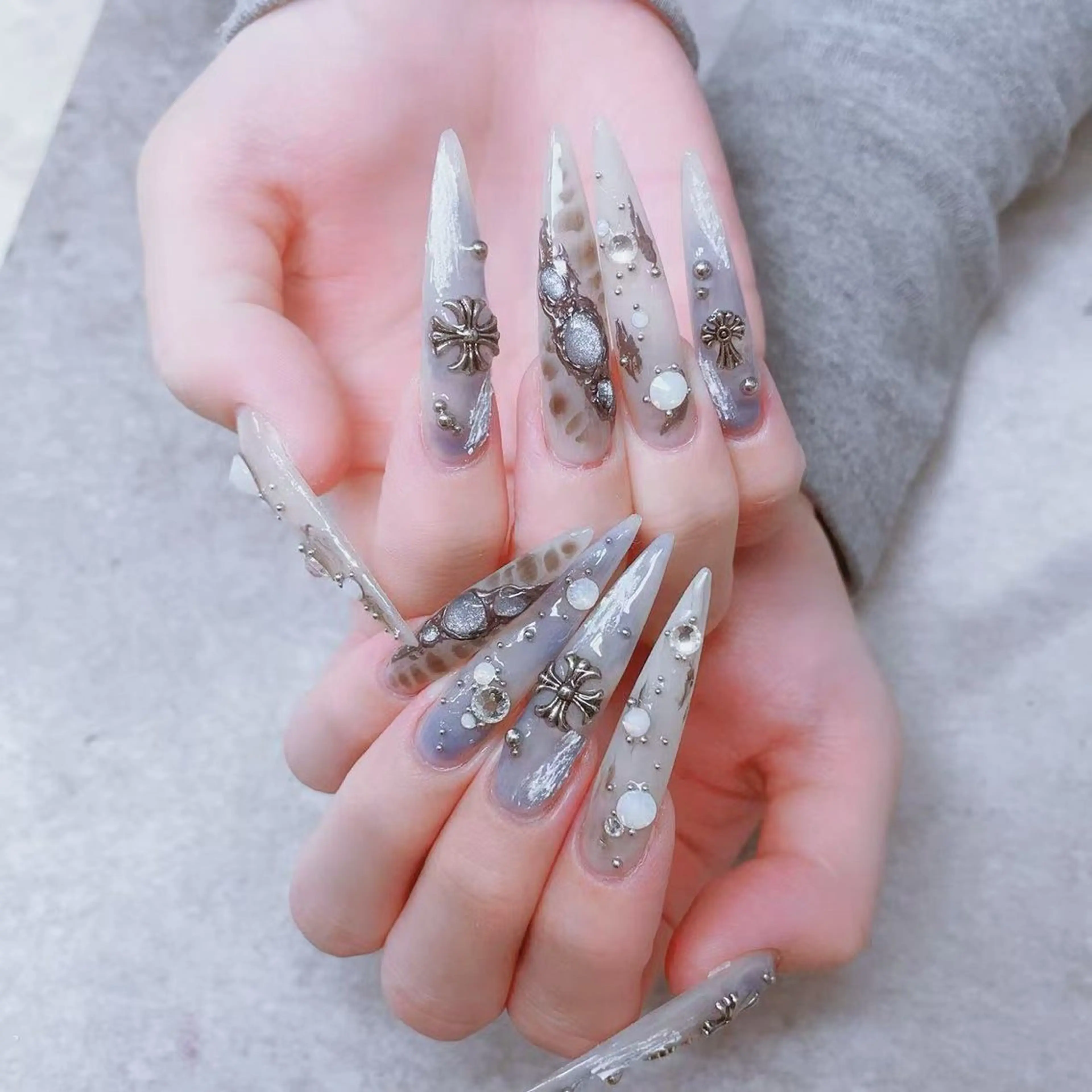 ネイル チークネイル フットネイル フレンチネイル ジェルネイル グラデーション pastel nail所属・pastel nail🍀新宿のネイルデザイン