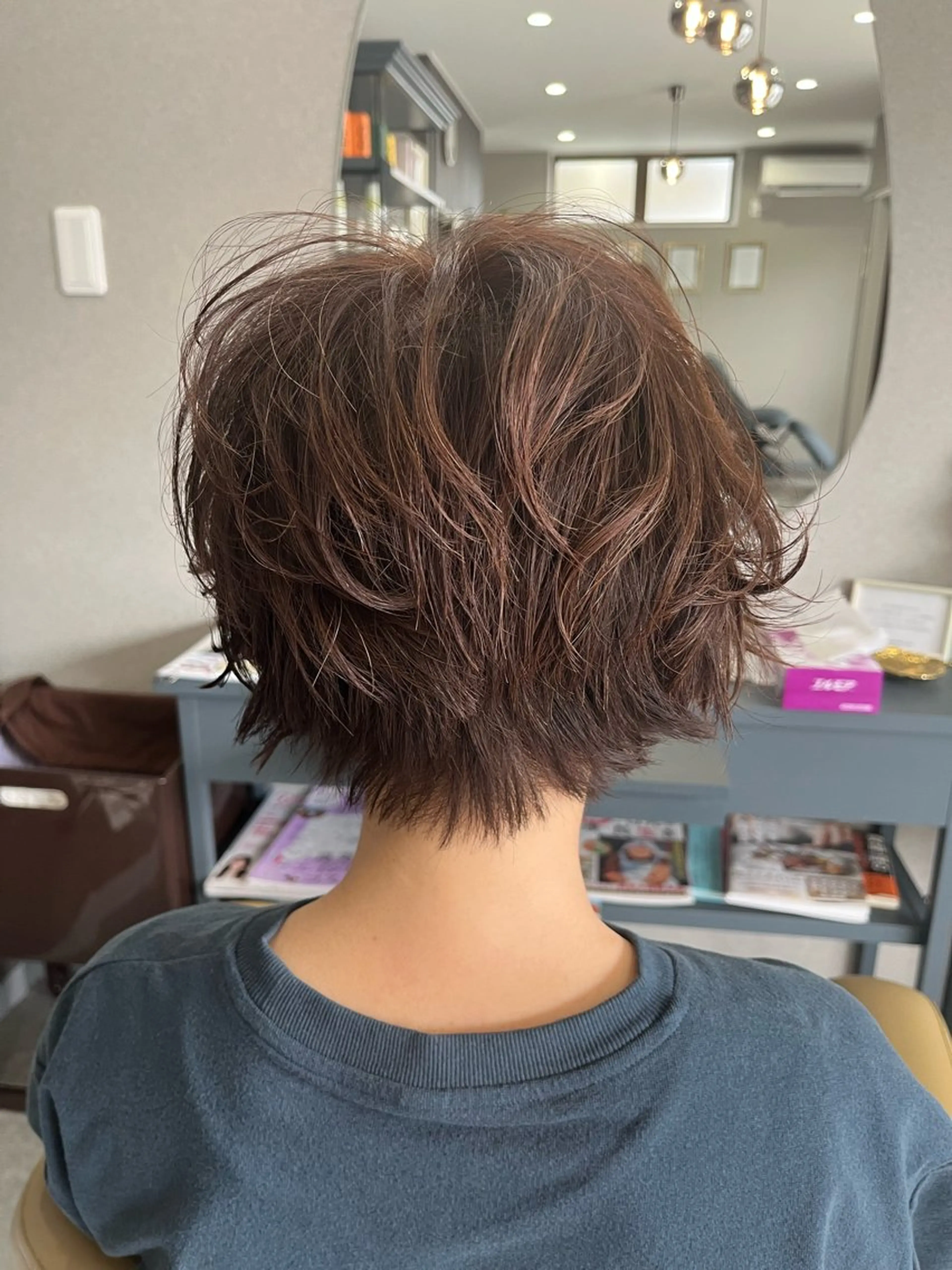 パーマ 岩崎 惠子のヘアスタイル