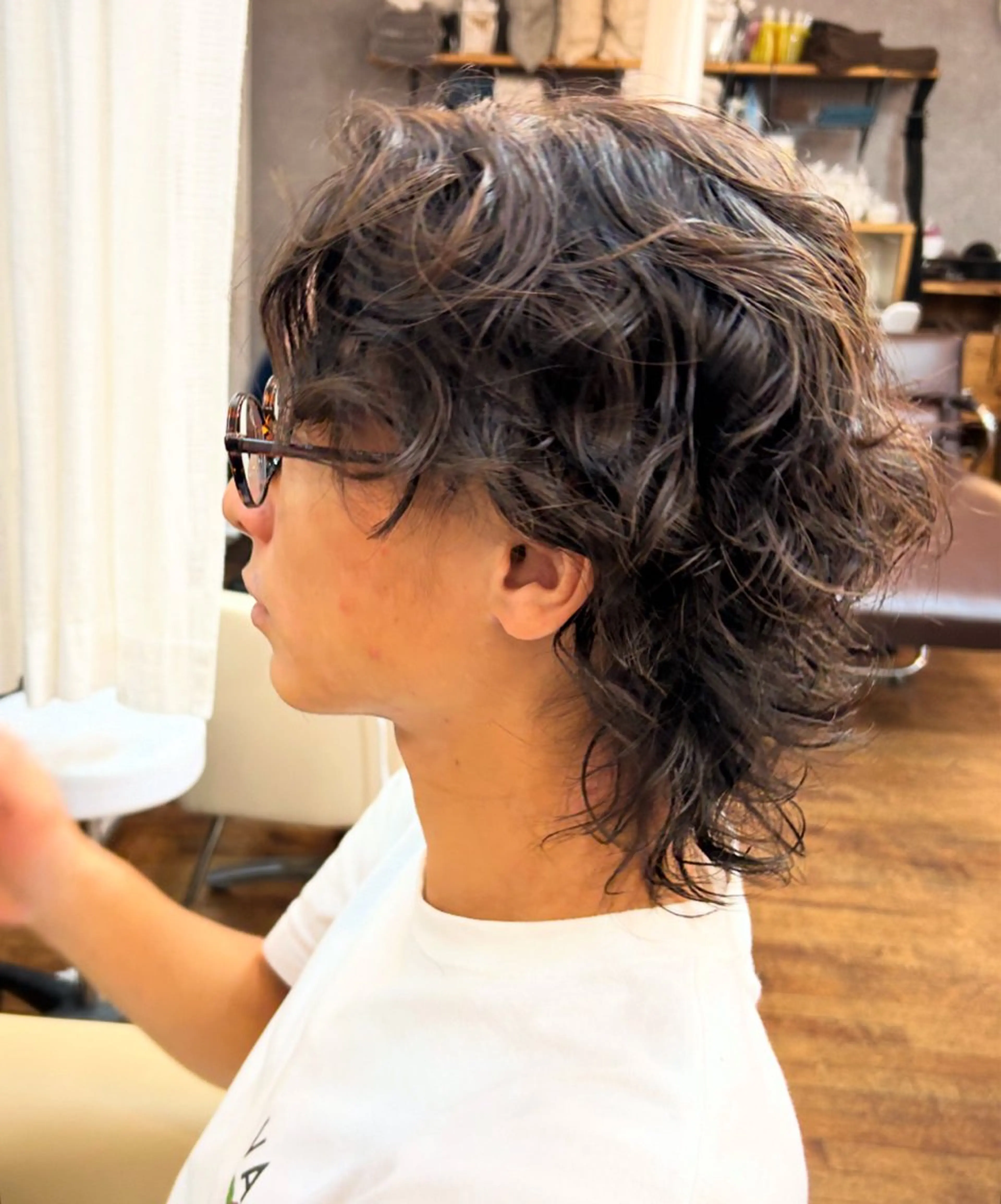 メンズカット+パーマの写真