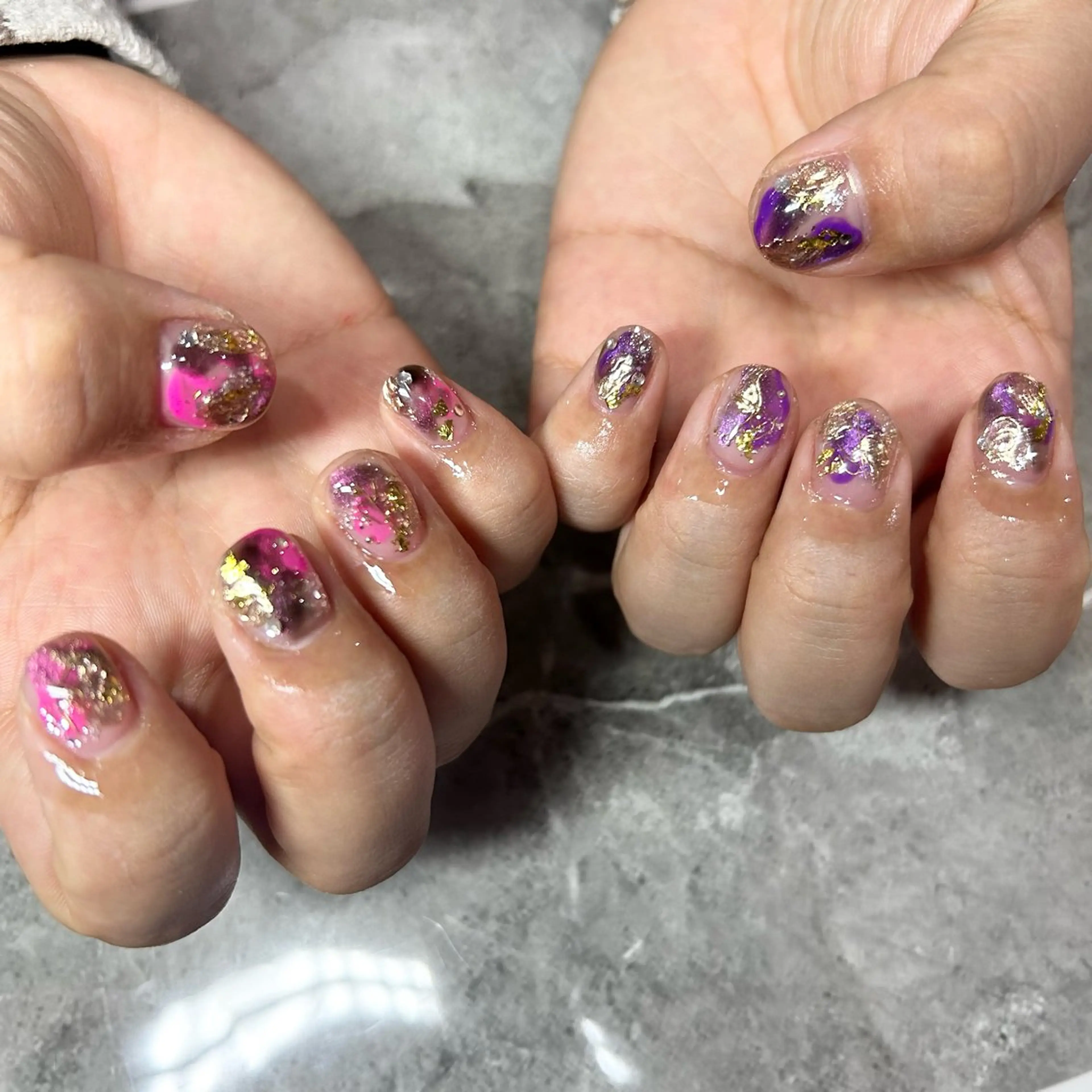 ショート ハンドネイル -Rien- プライベートサロンのネイルデザイン