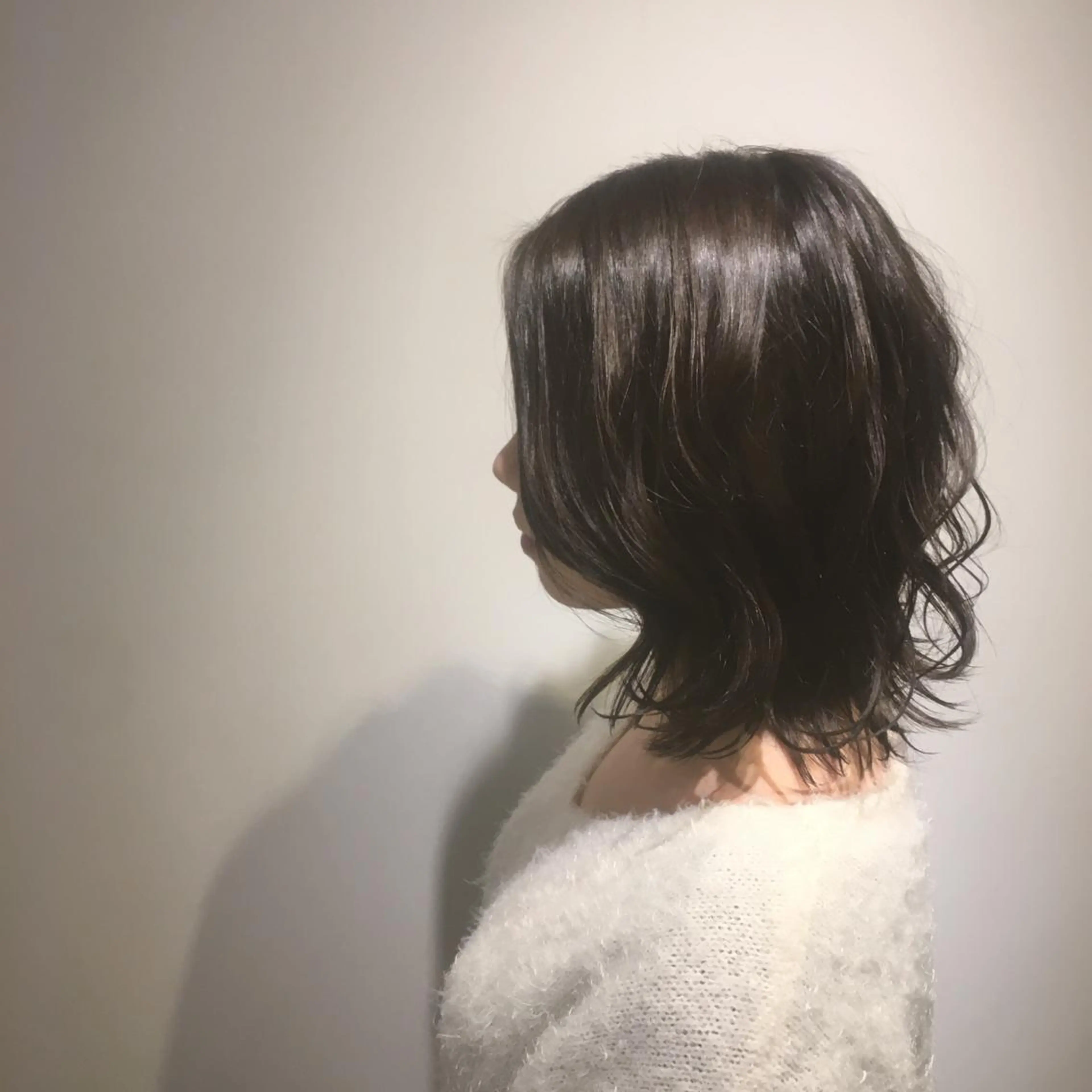ミディアム カラー カット ヘアカラー トリートメント しのはら まどかのヘアスタイル
