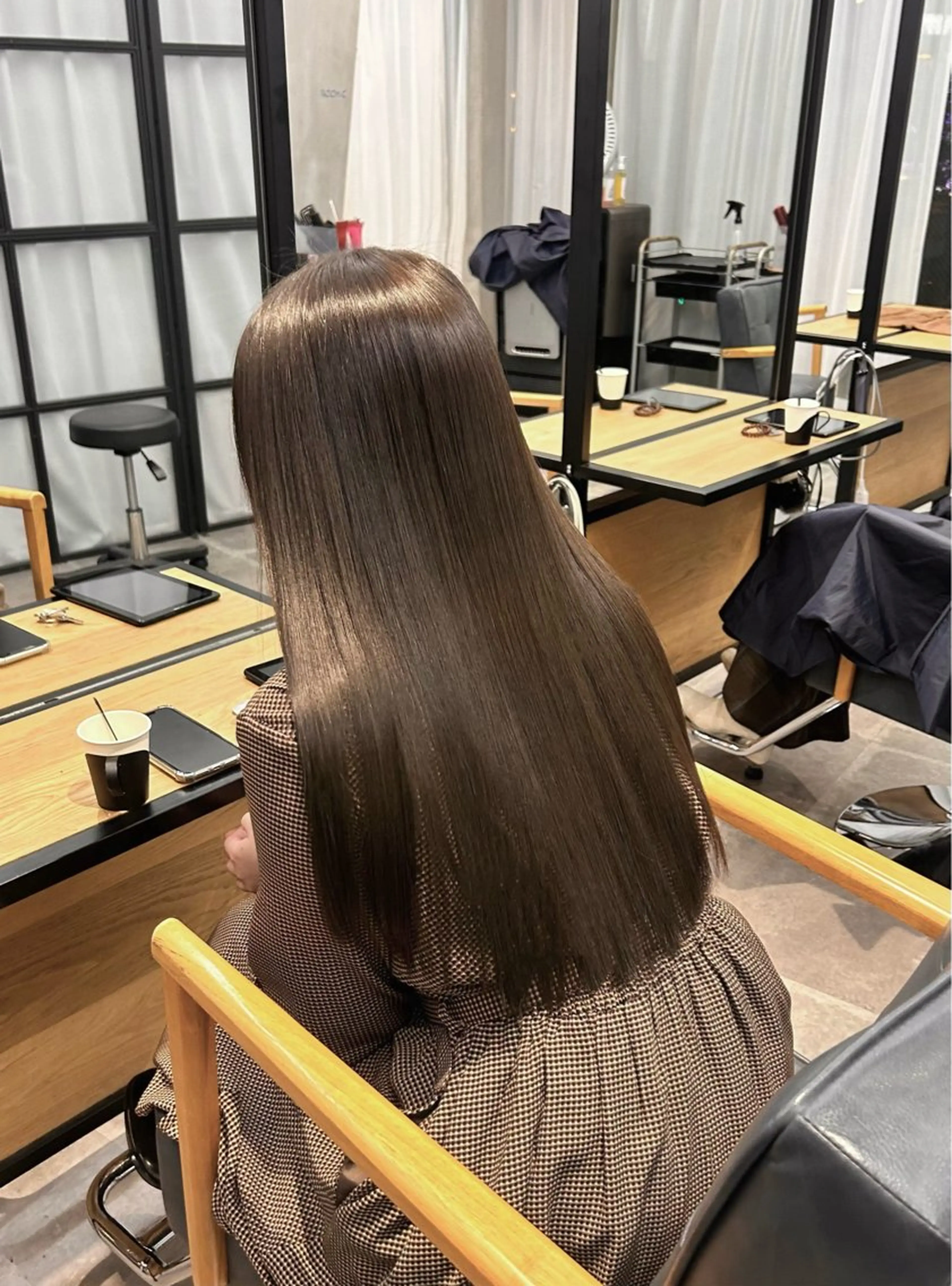【透け感🫧】艶カラー＋超音波クイックトリートメントの写真