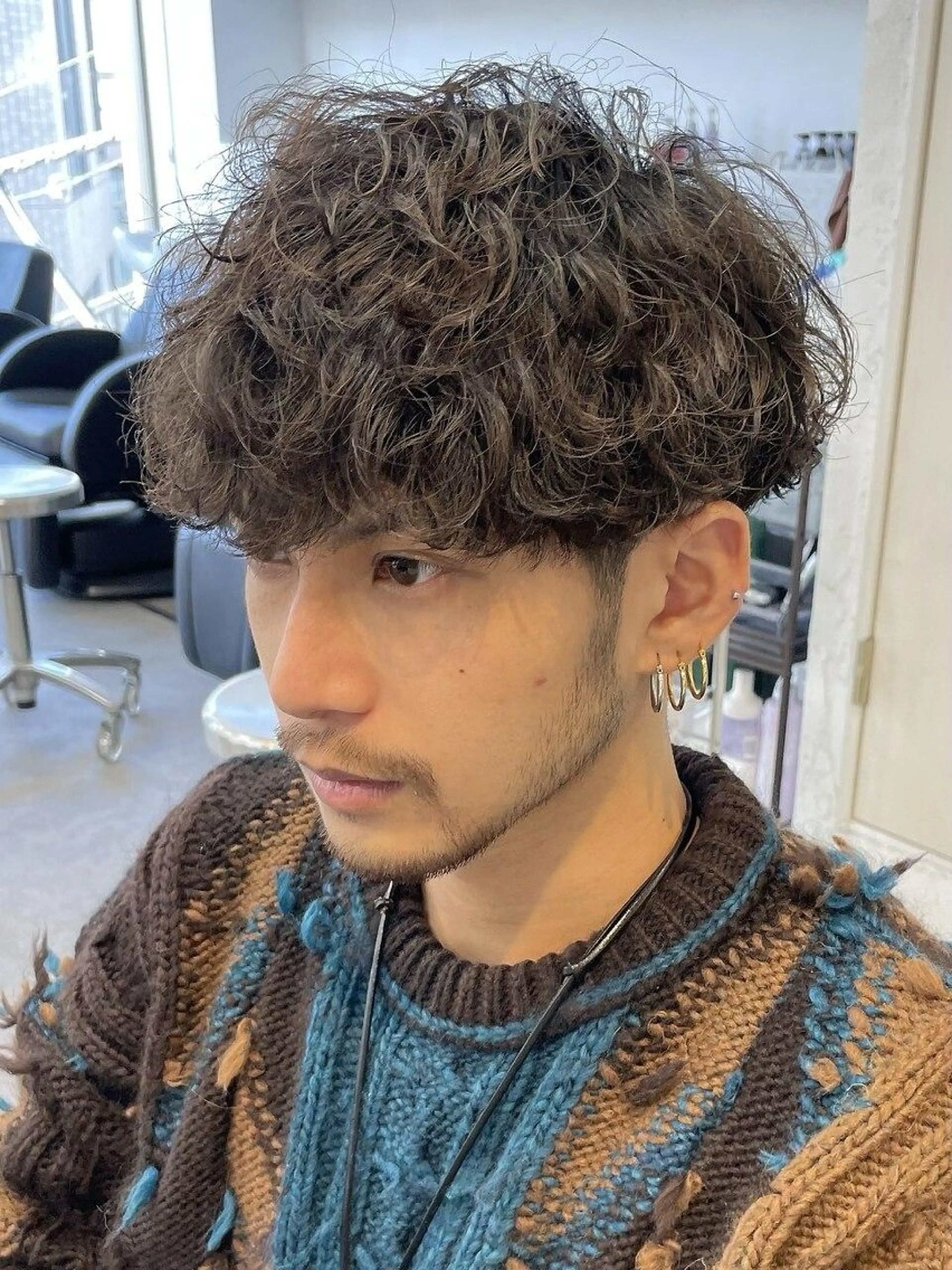 パーマ メンズ メンズパーマ ツイストスパイラルパーマ 波巻きパーマ スパイラルパーマ fifth 今西翔汰のヘアスタイル