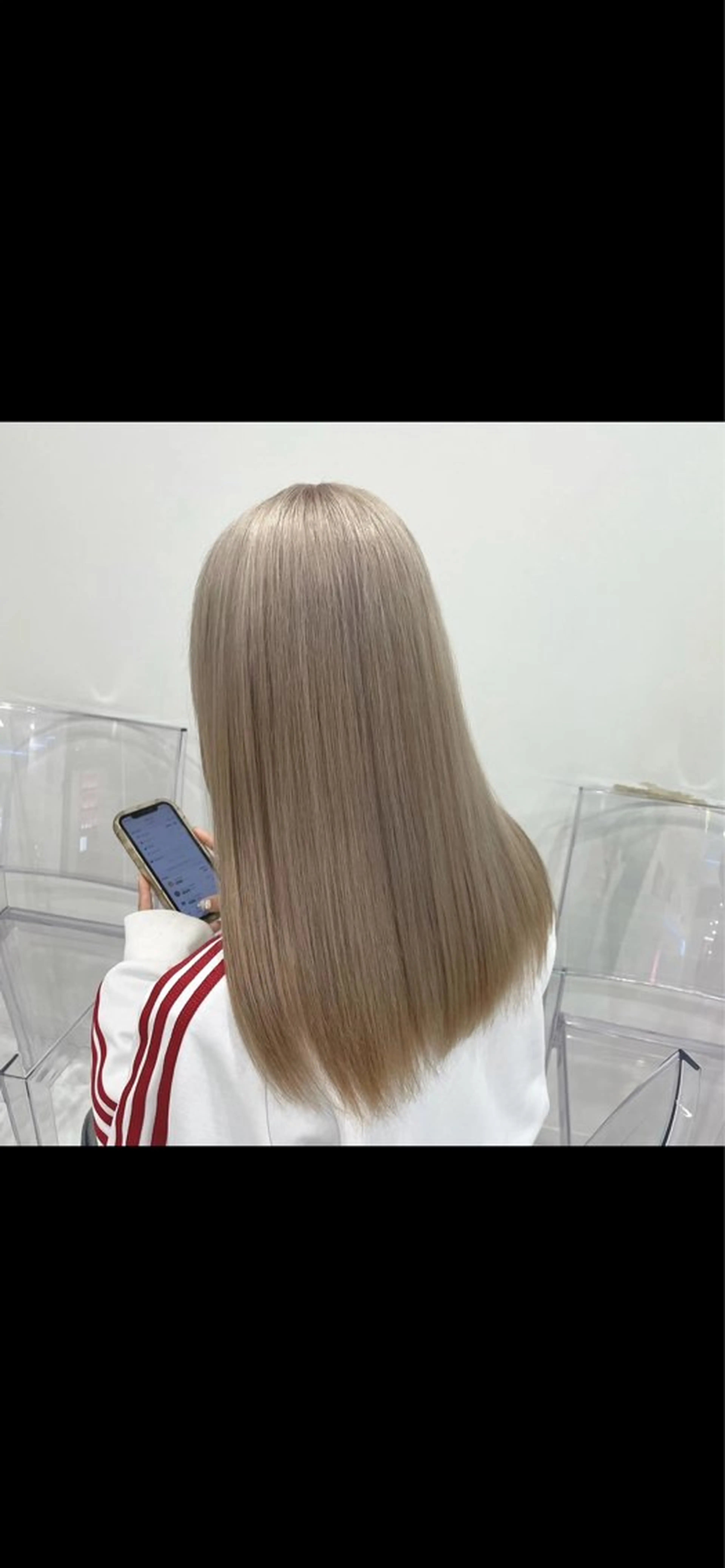 ロング カラー ハイトーン/韓国 レイヤー/るか🎀のヘアスタイル