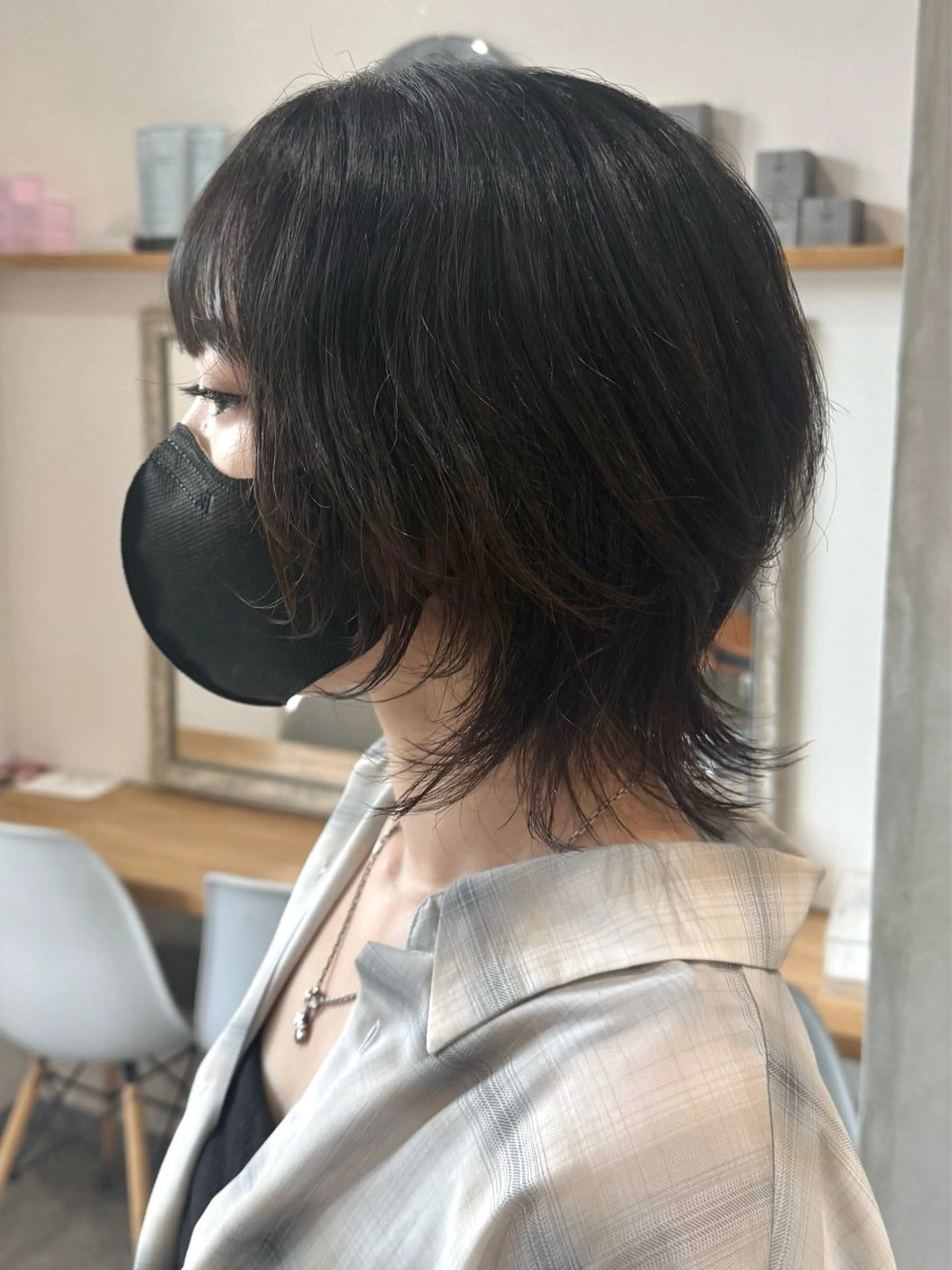 ショート シャギー ウルフカット カット 88 hair design所属・🫧ハルカ🫧 レイヤーカットのヘアスタイル