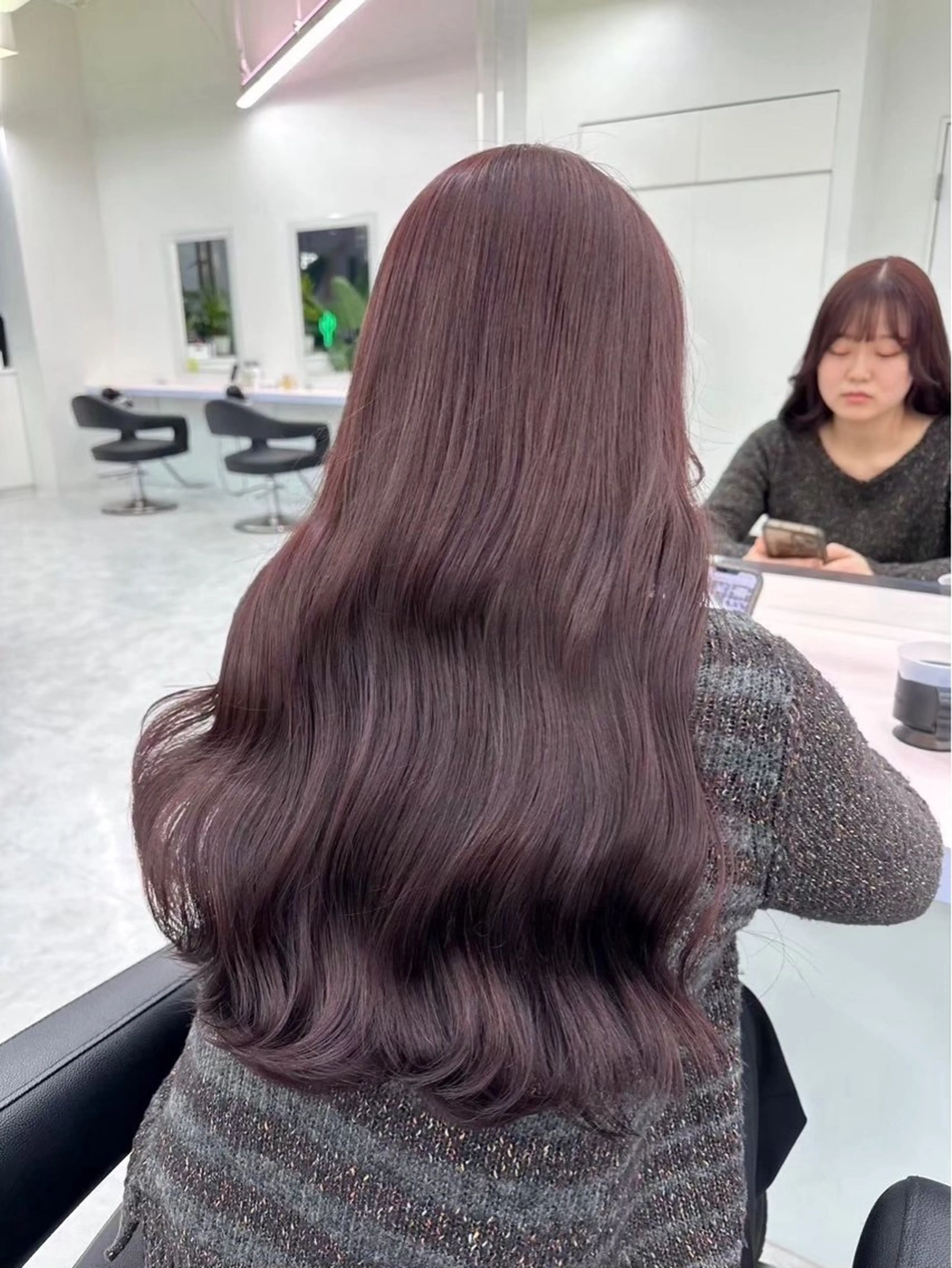 ロング カラー ヘアアレンジ メンズ 透明感カラー ヘアカラー 🩰韓国ガーリー🏹 kotono🪽のヘアスタイル