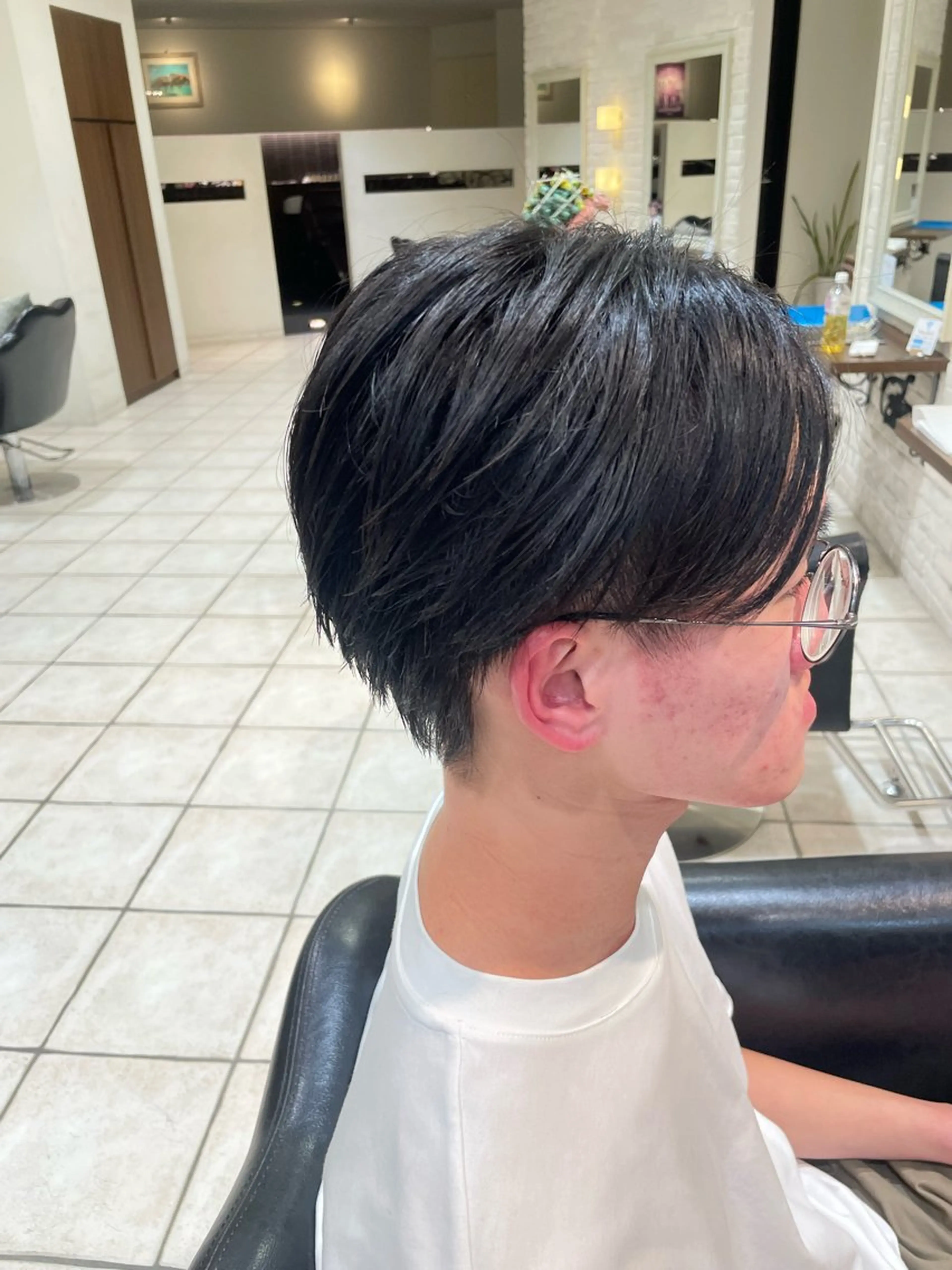 メンズ 🩵RIKO🩵 透明感カラー🫧のヘアスタイル